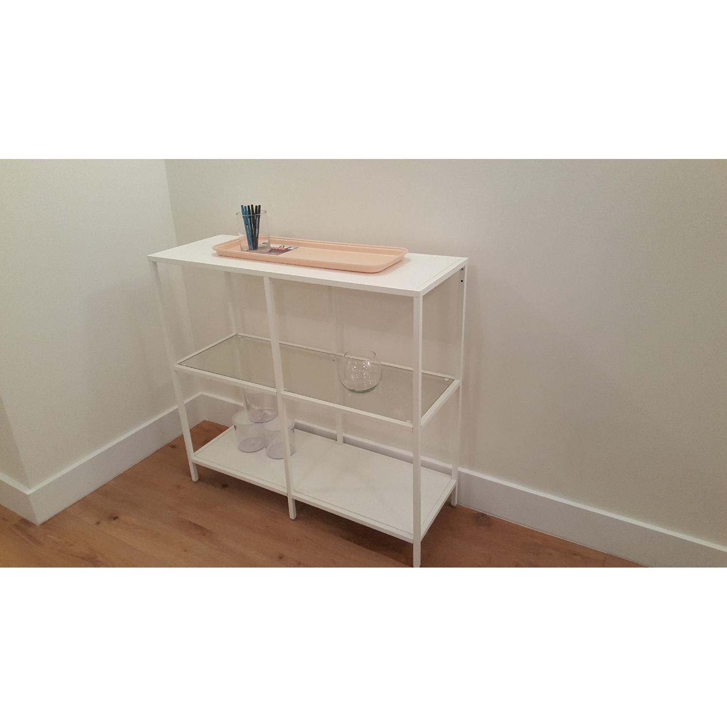 Ikea Vittsjo White Glass Shelves - image-2