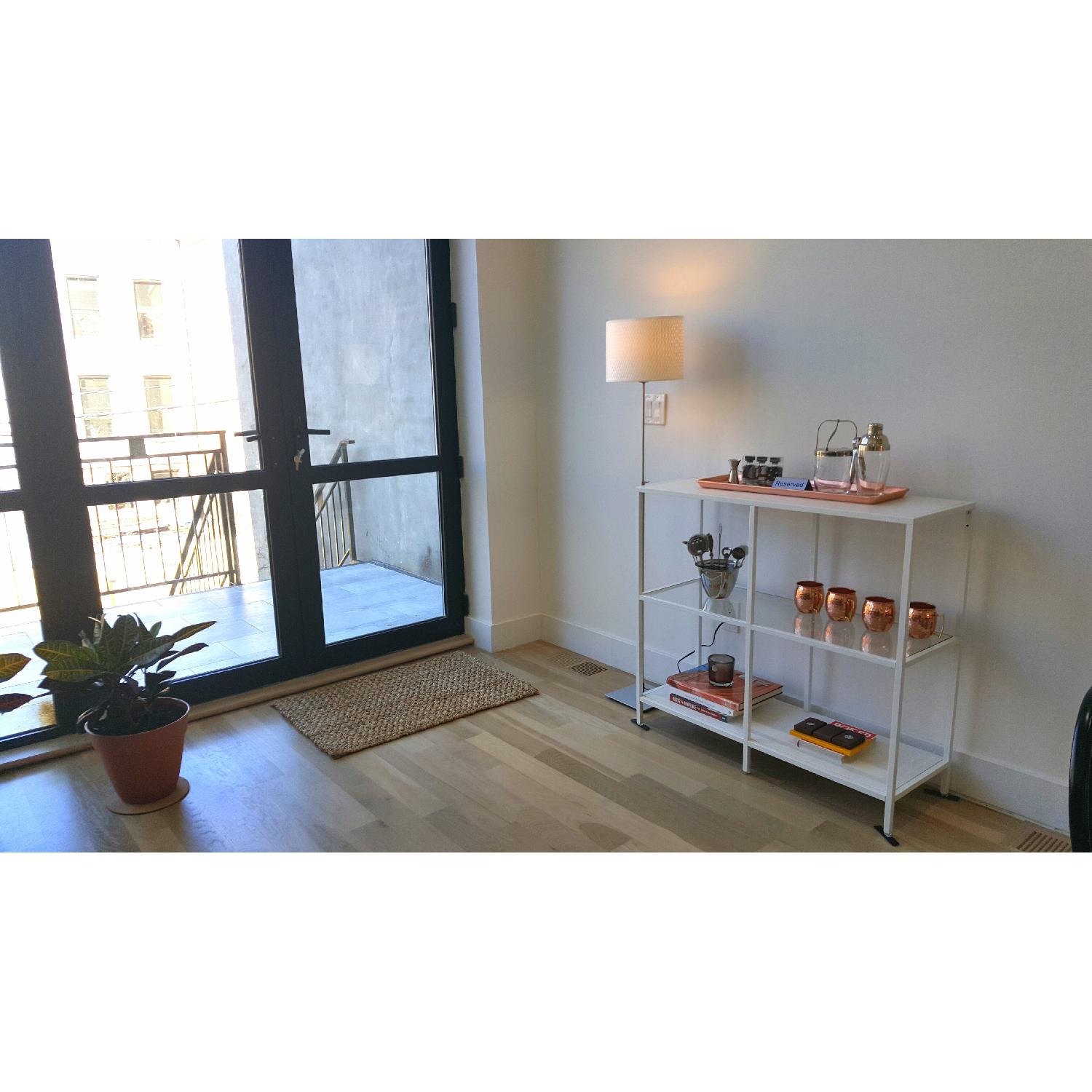 Ikea Vittsjo White Glass Shelves - image-6