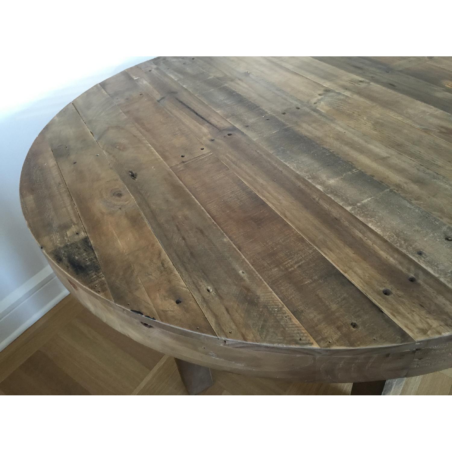 West Elm Emmerson Reclaimed Wood Round Dining Table - image-4