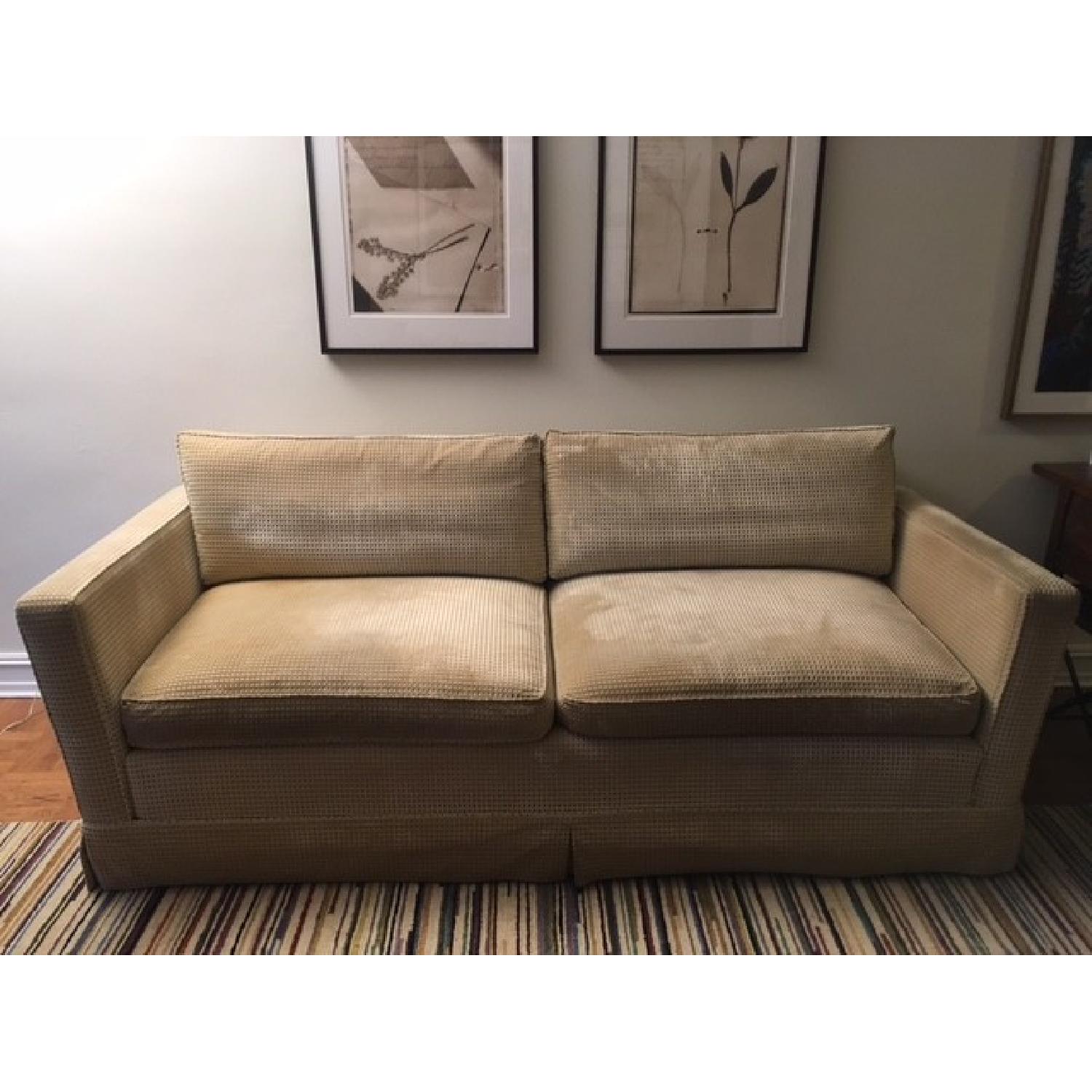 Classic Sofa Transitional Down Couch - image-4