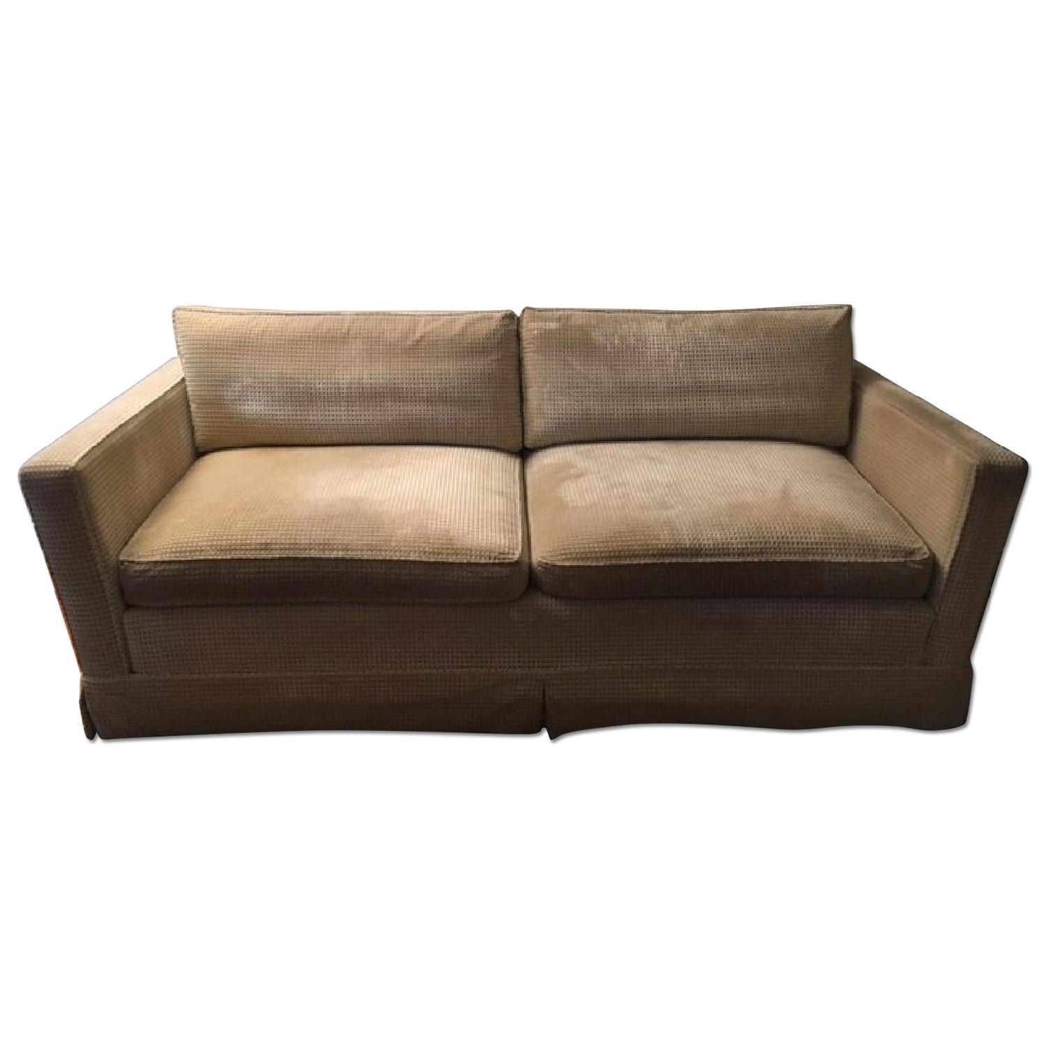 Classic Sofa Transitional Down Couch - image-0