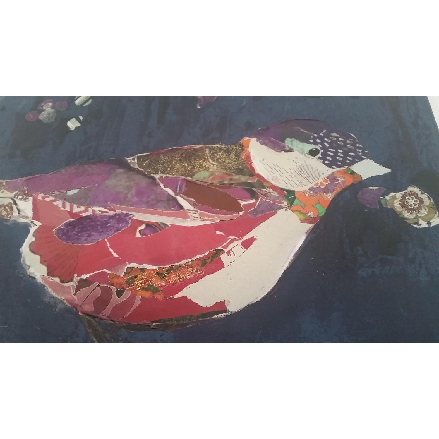 Pier 1 Canvas Bird Painting - image-2