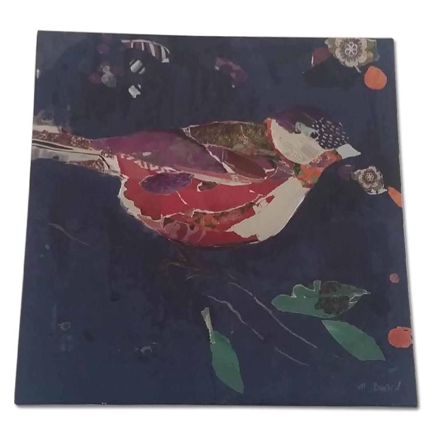 Pier 1 Canvas Bird Painting - image-5