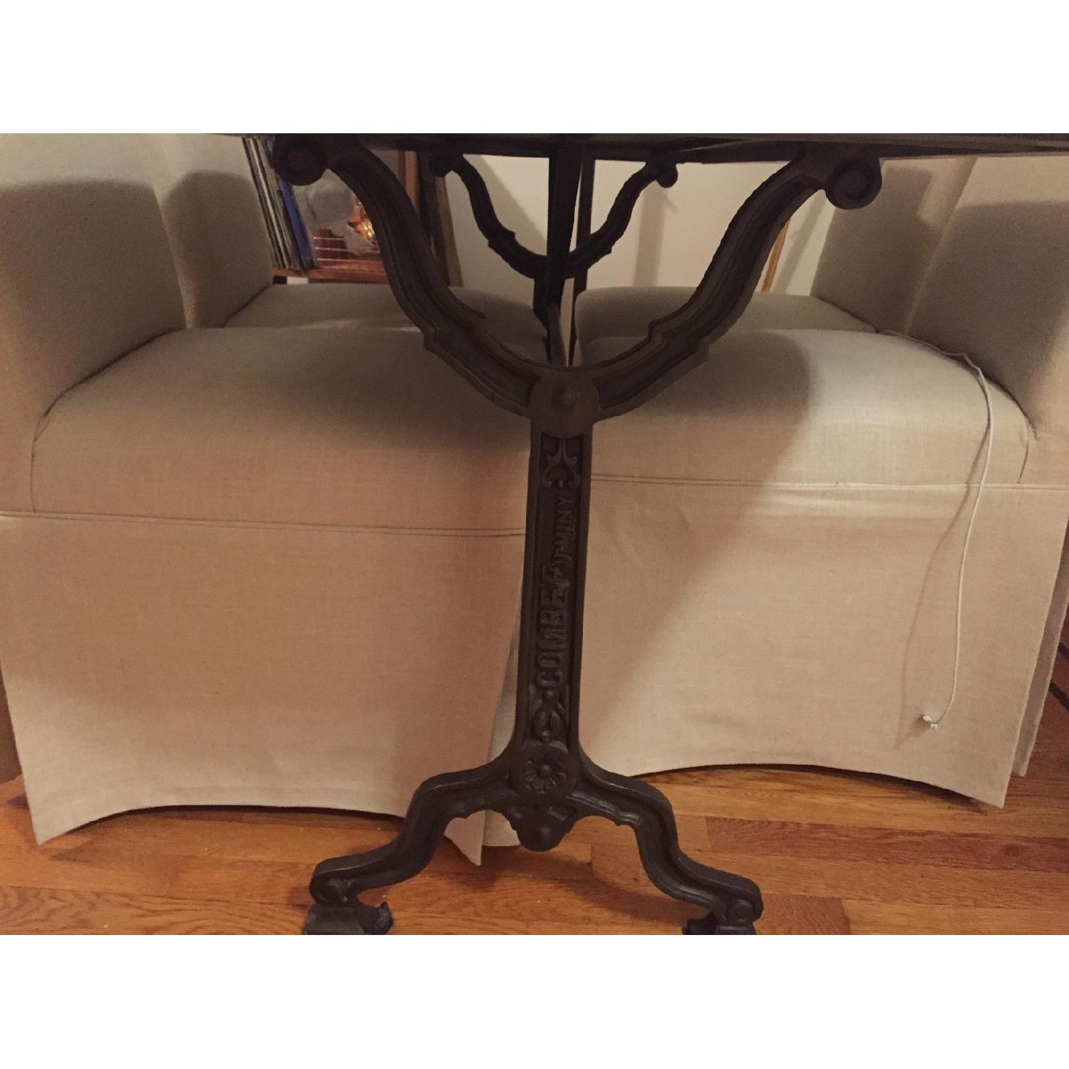 Restoration Hardware Factory Zinc & Cast Iron Rectangular Dining Table - image-3