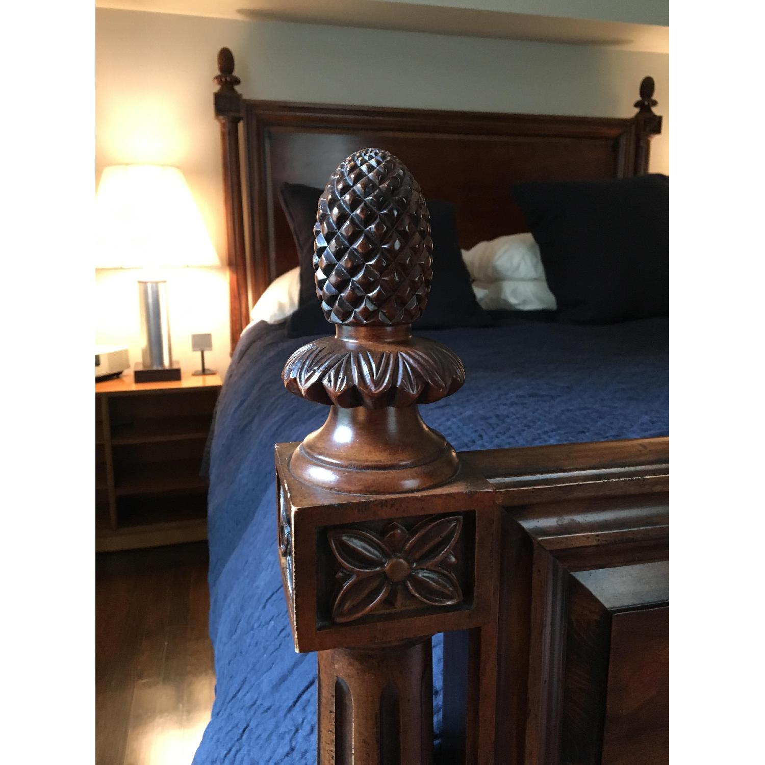 Ralph Lauren Queen Mahogany Bed Frame - image-2