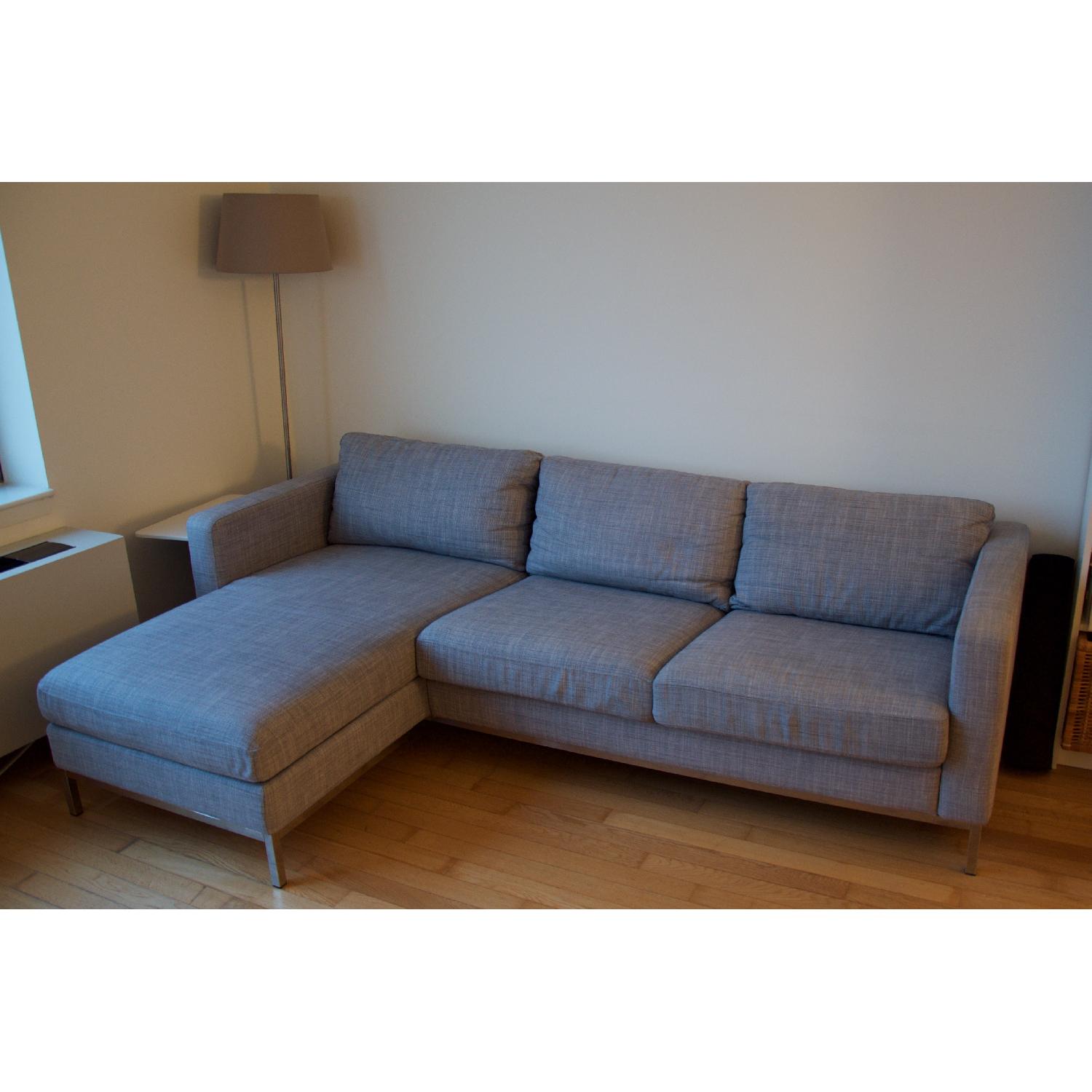 Ikea Karlstad Sleeper Sofa in Grey AptDeco