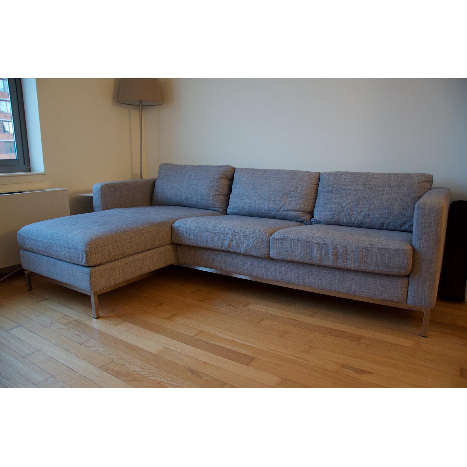 Ikea Karlstad Sleeper Sofa in Grey AptDeco