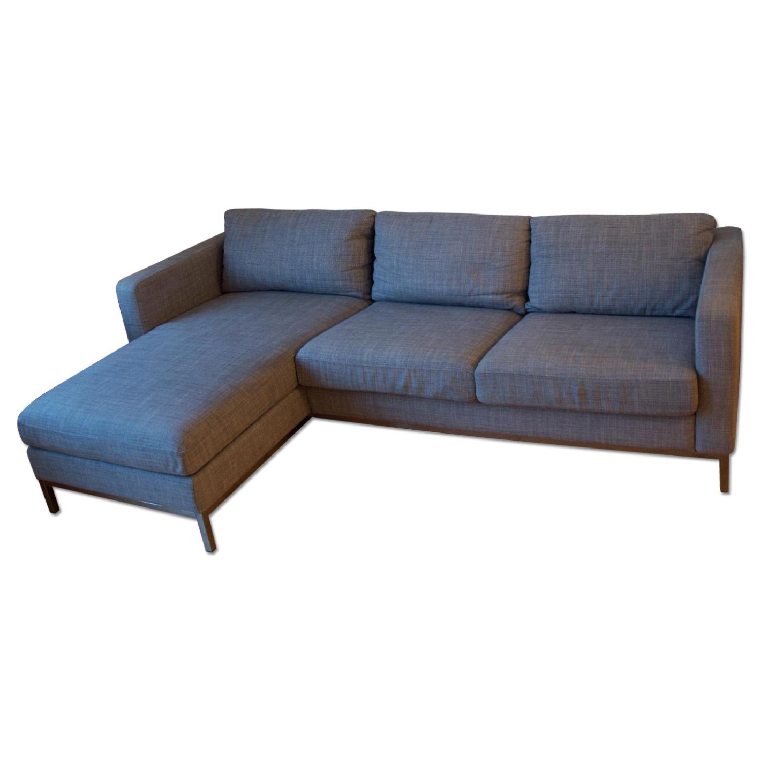 Ikea Karlstad Sleeper Sofa in Grey AptDeco