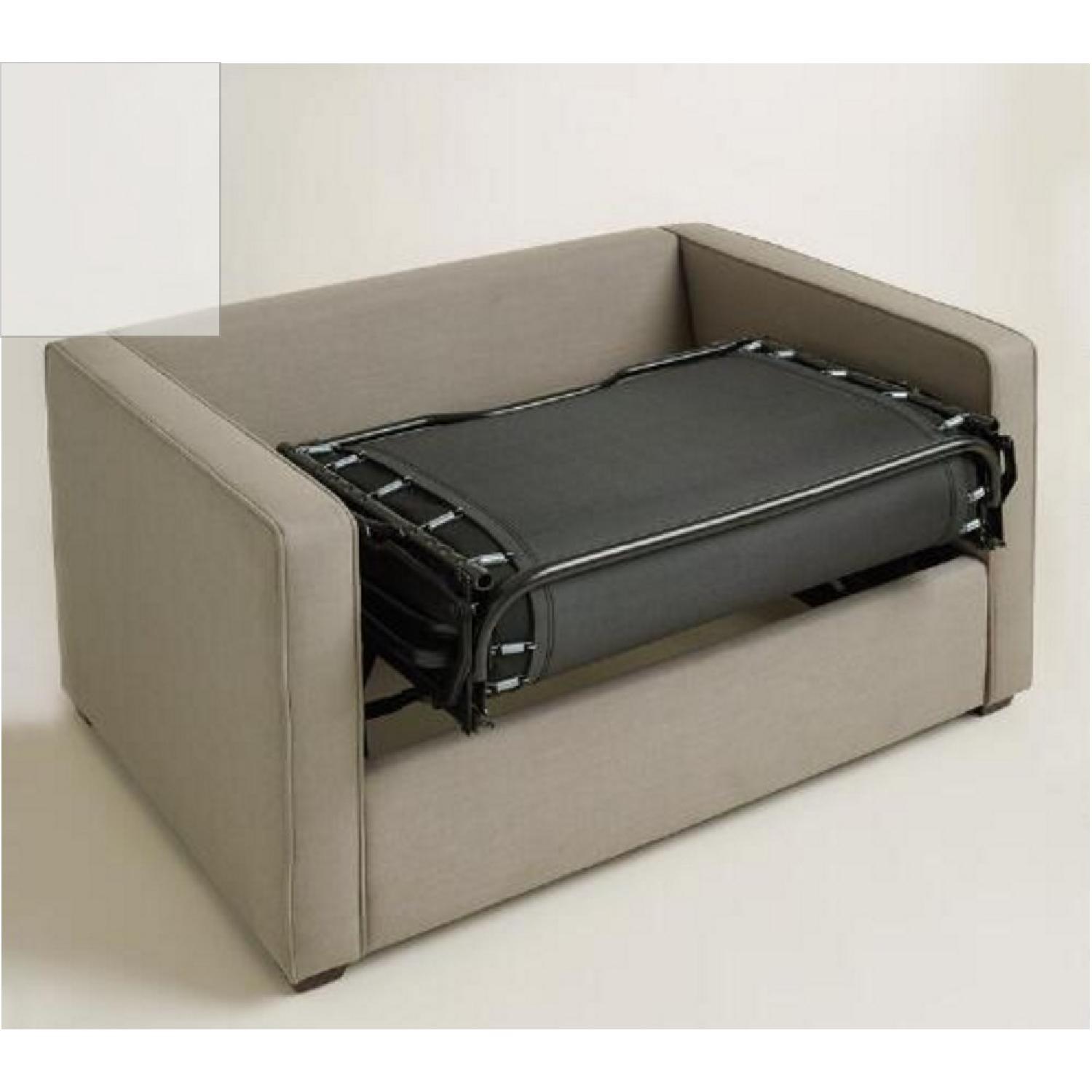 2-Seater w/ Pullout Bed & Storage Ottoman - image-5