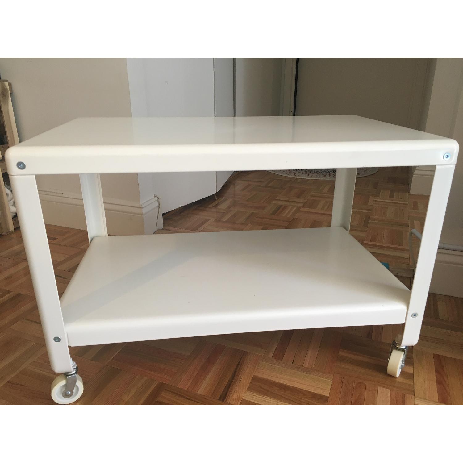 Ikea Modern Rolling Coffee Table - image-4