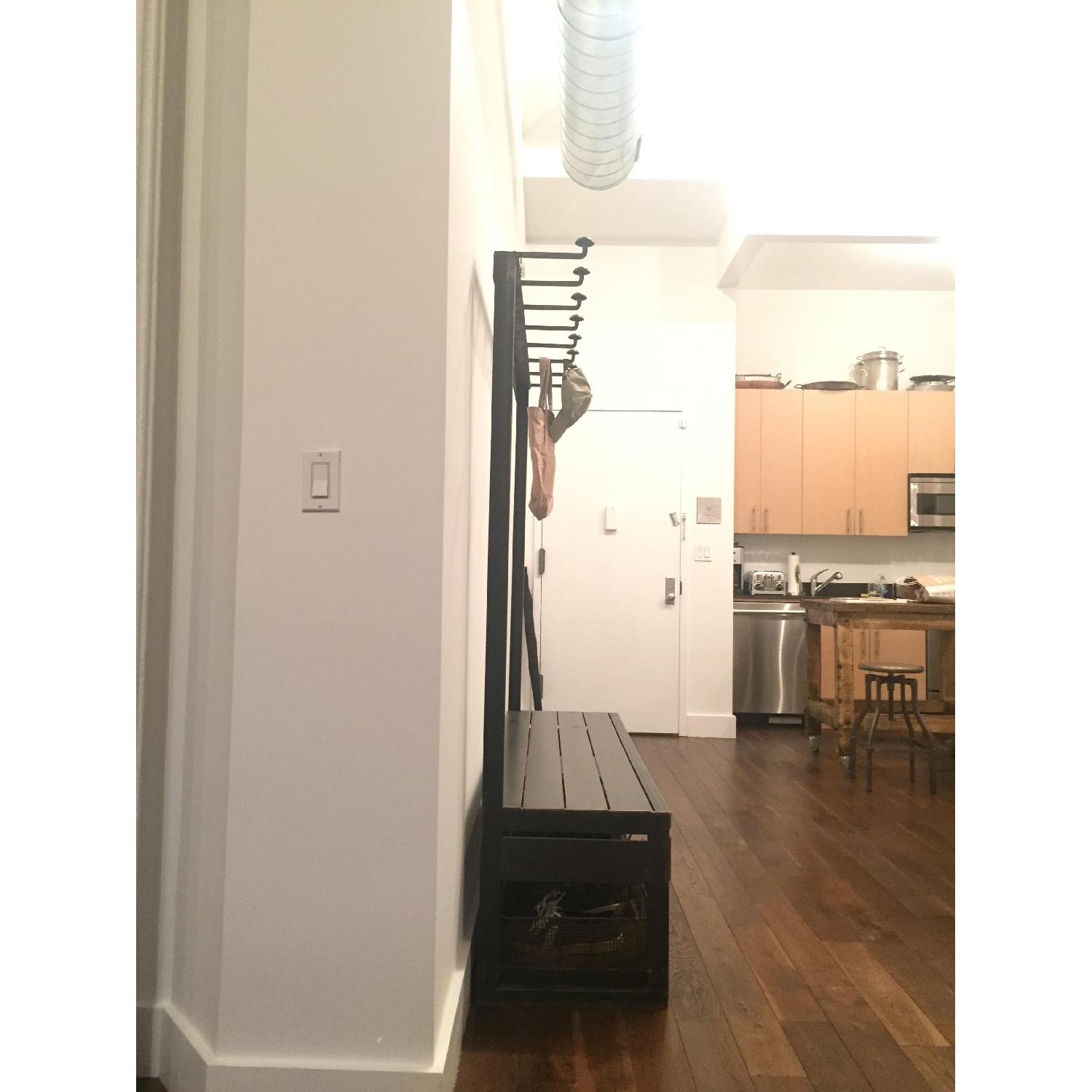 Vintage Bench Coat Rack - image-2