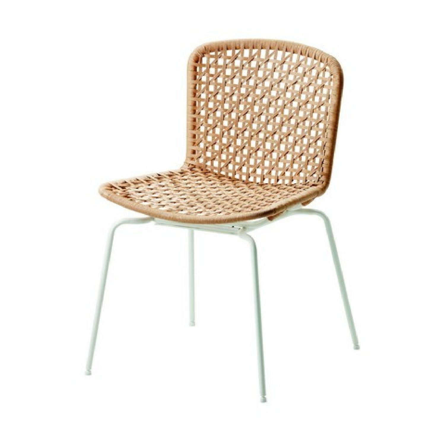 Ikea Danish Style Rattan Back Dining Chairs AptDeco