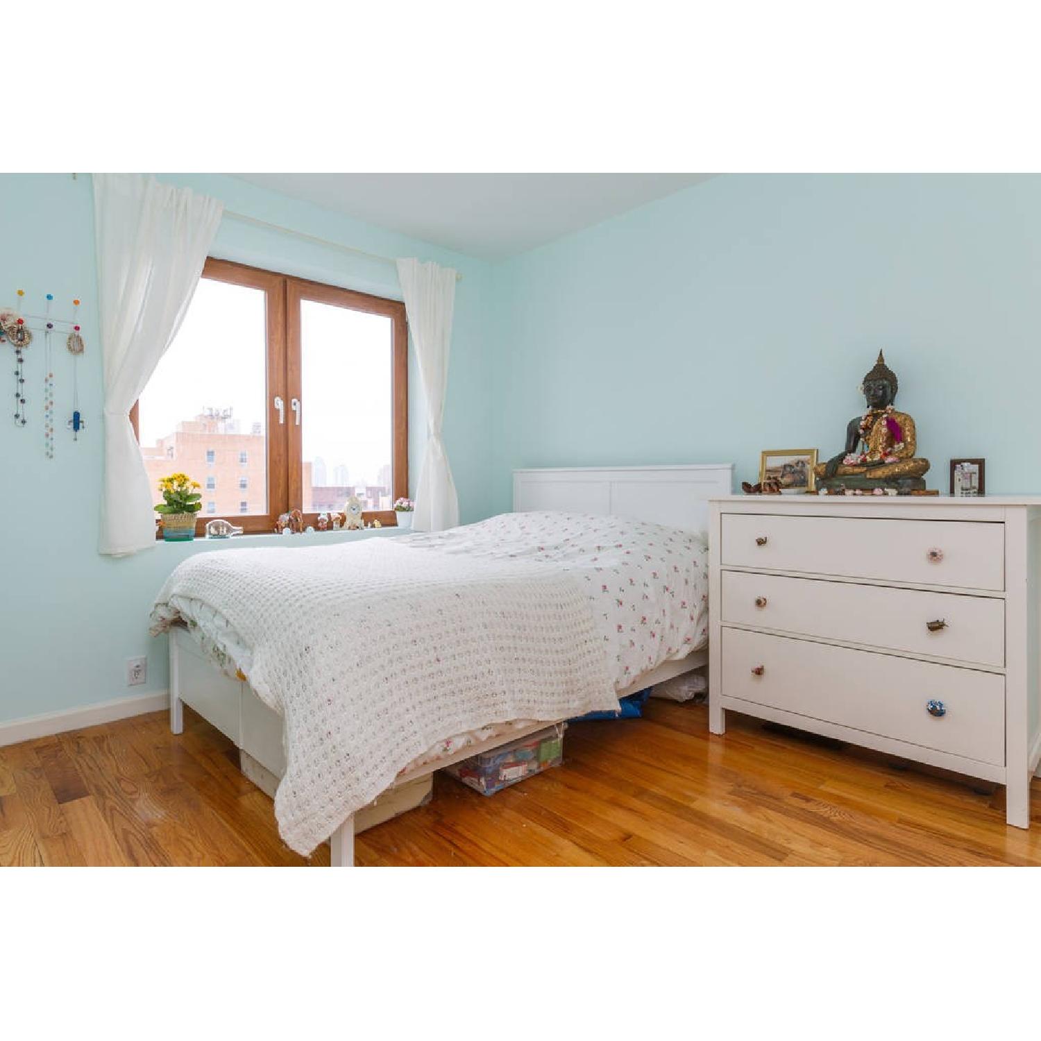 Ikea Hemnes White Queen Painted Queen Bed Frame - image-2