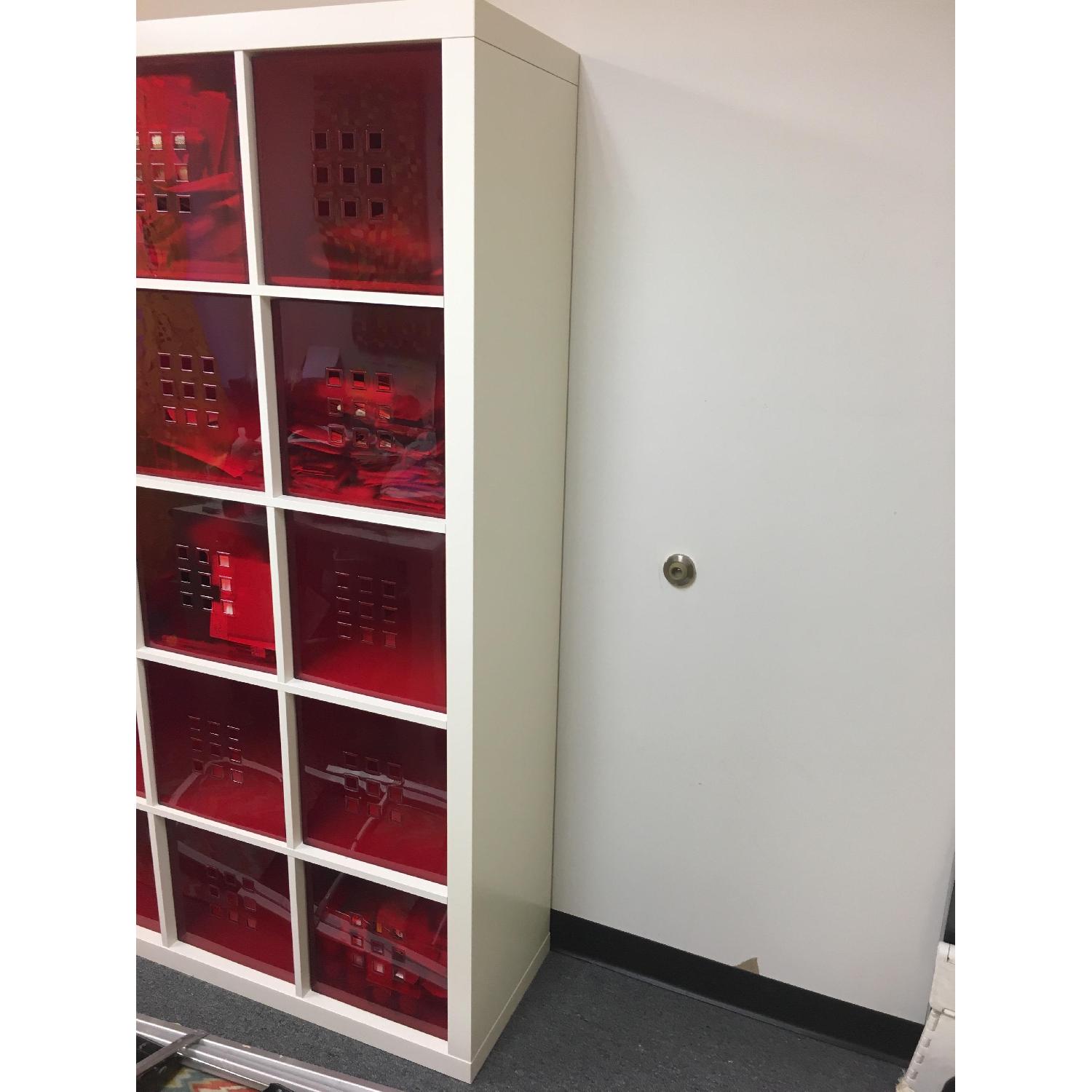 Ikea Kallax Shelf Unit w/ Bins - image-2