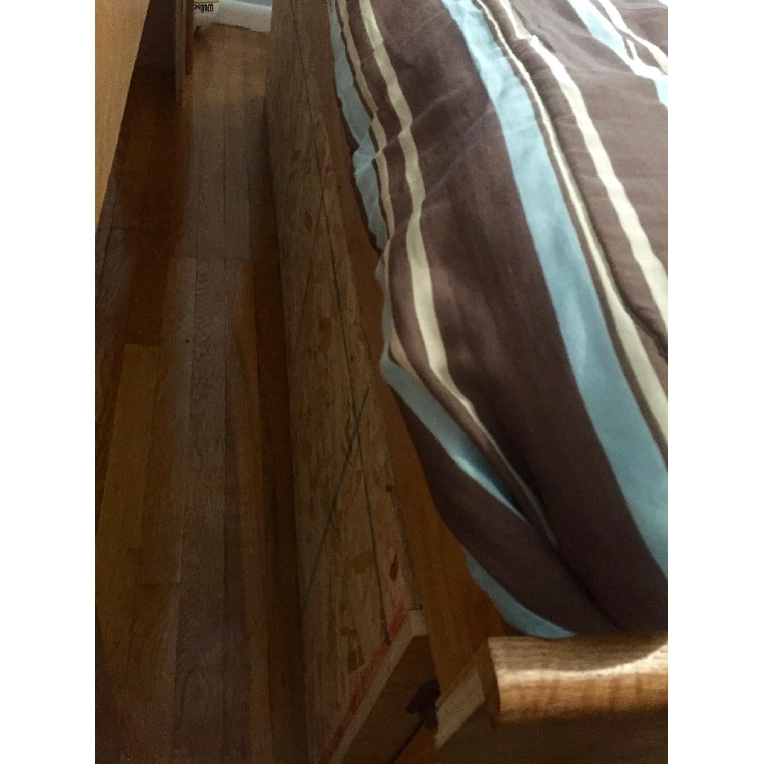 Full Size Platform Bed w/ Bookshelf Headboard - image-4