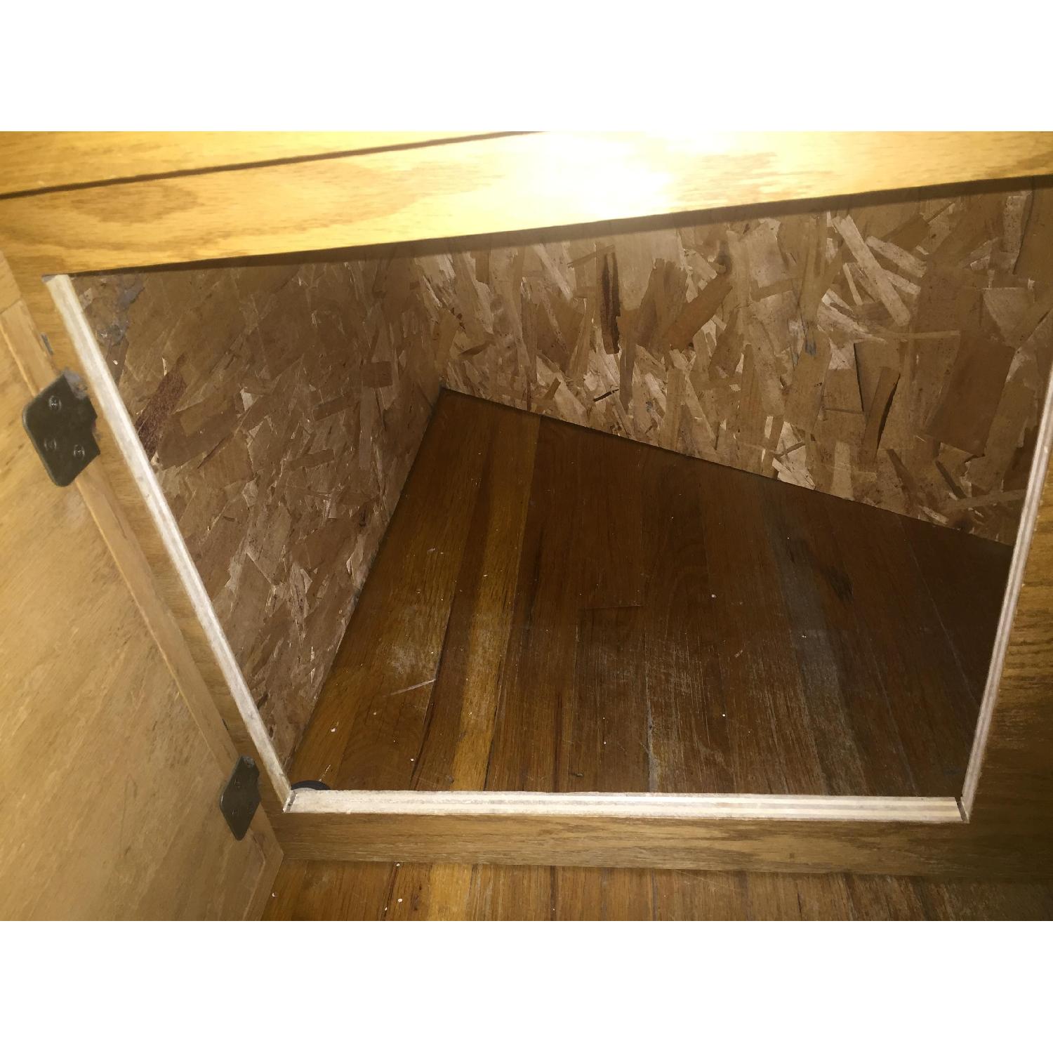 Full Size Platform Bed w/ Bookshelf Headboard - image-7