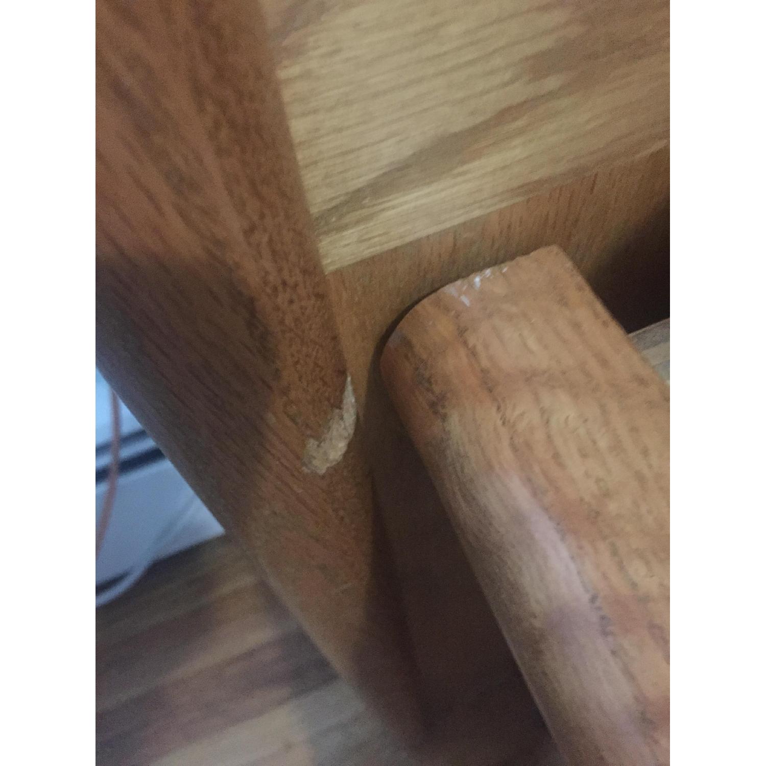 Full Size Platform Bed w/ Bookshelf Headboard - image-8