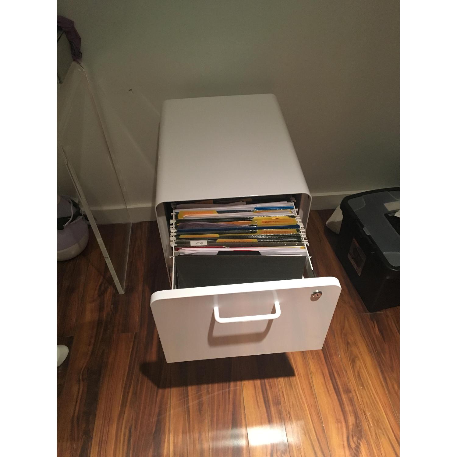 Poppin White Filing Cabinet - image-2