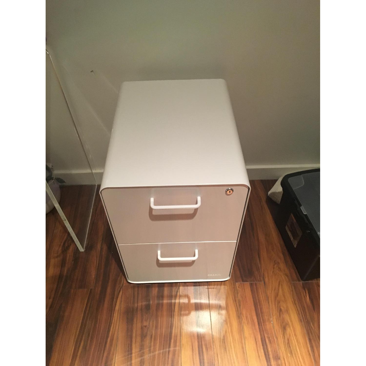 Poppin White Filing Cabinet - image-4