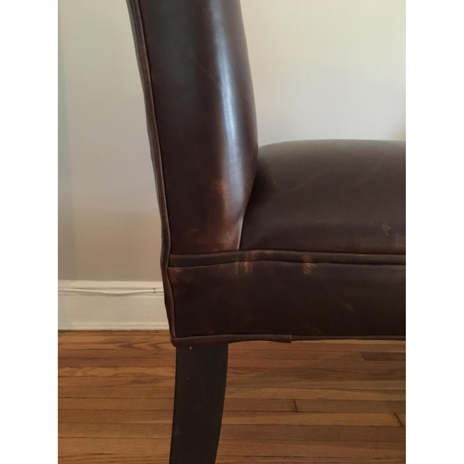 Restoration Hardware Leather Dining Chairs AptDeco