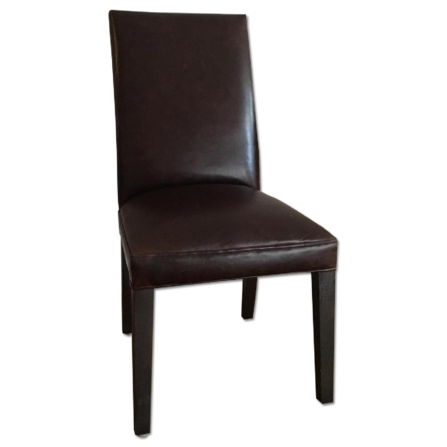 Restoration Hardware Leather Dining Chairs AptDeco