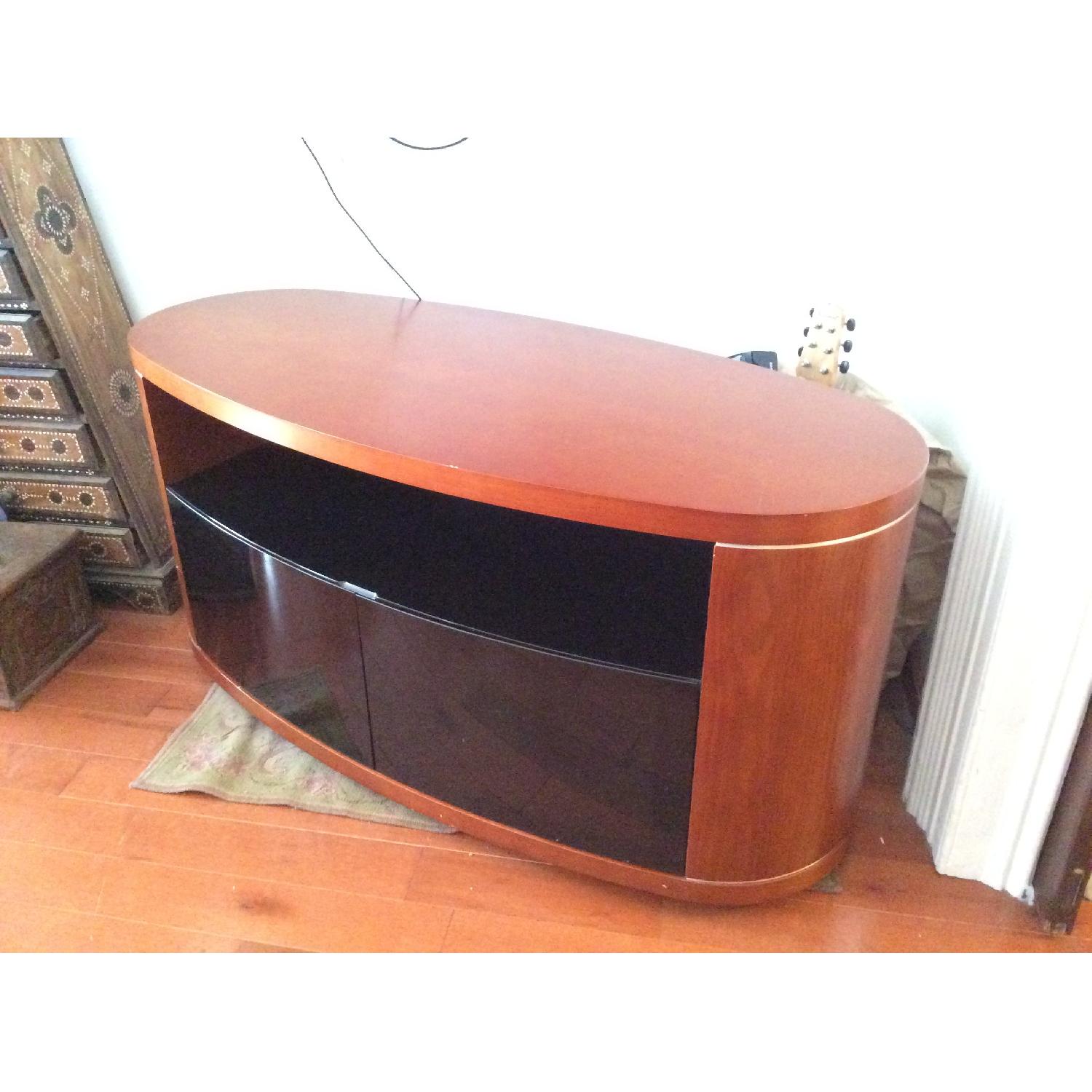 BDI Furniture Revo Double Wide Swivel TV Stand - image-1