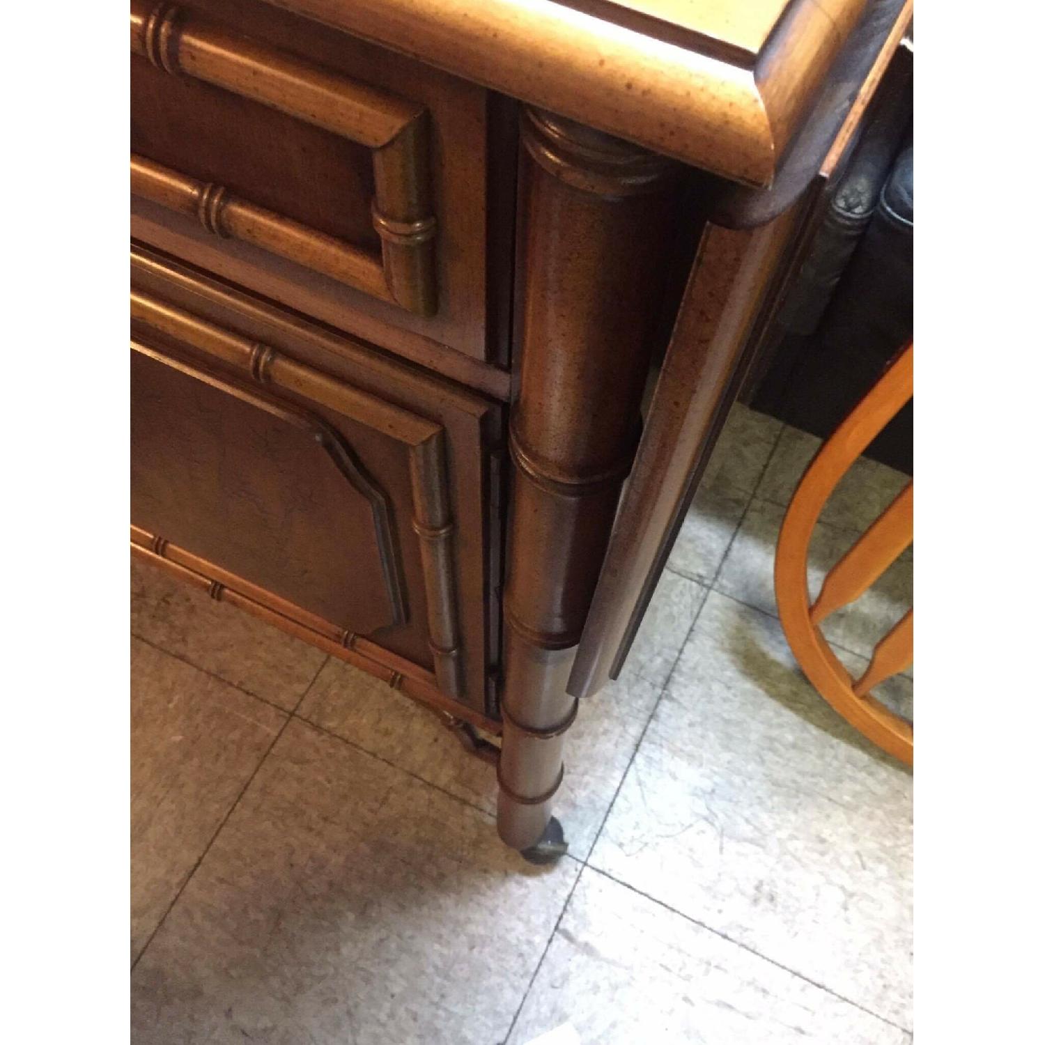Aloha Furniture Drop Side Server/Cabinet/Bar Cart - image-12