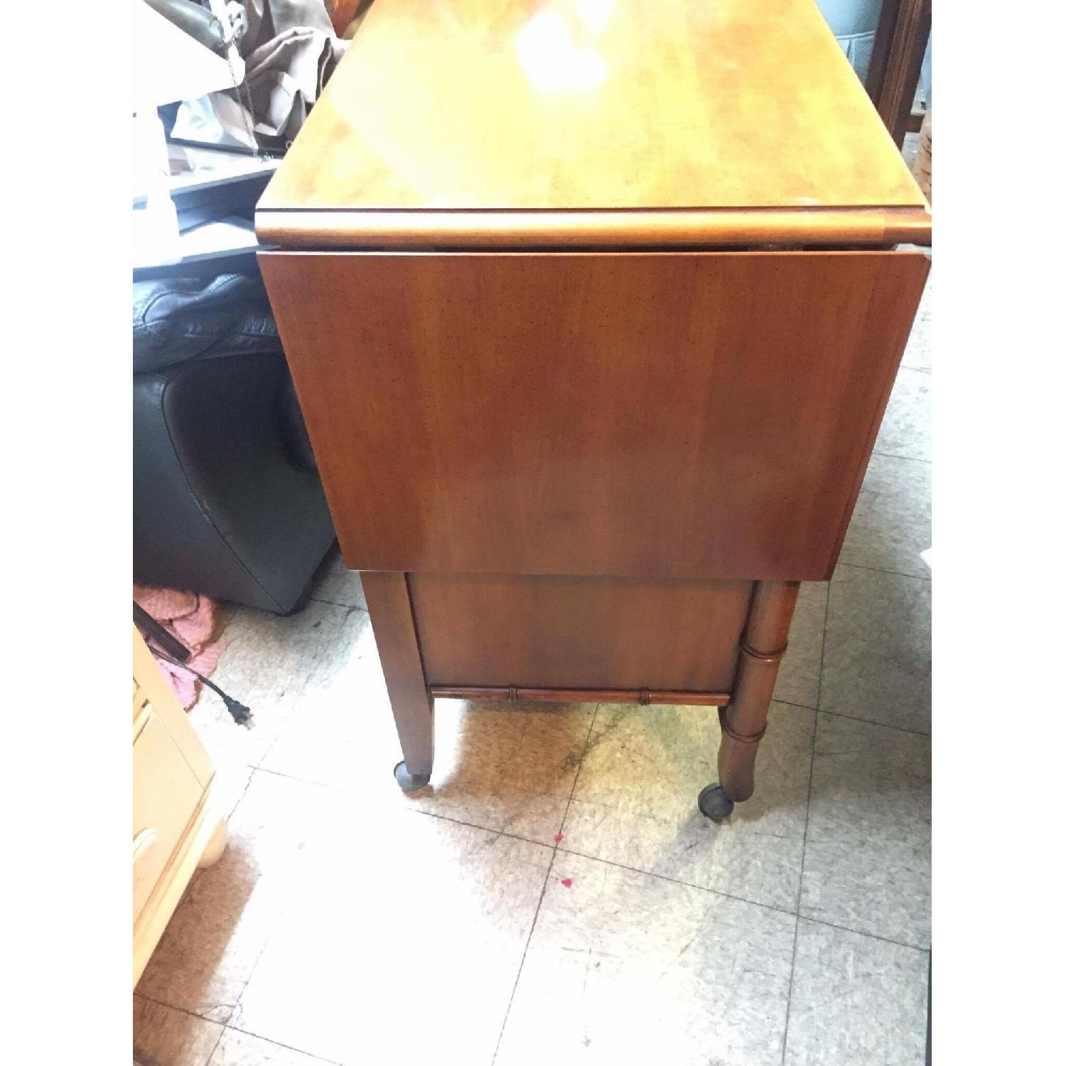 Aloha Furniture Drop Side Server/Cabinet/Bar Cart - image-17