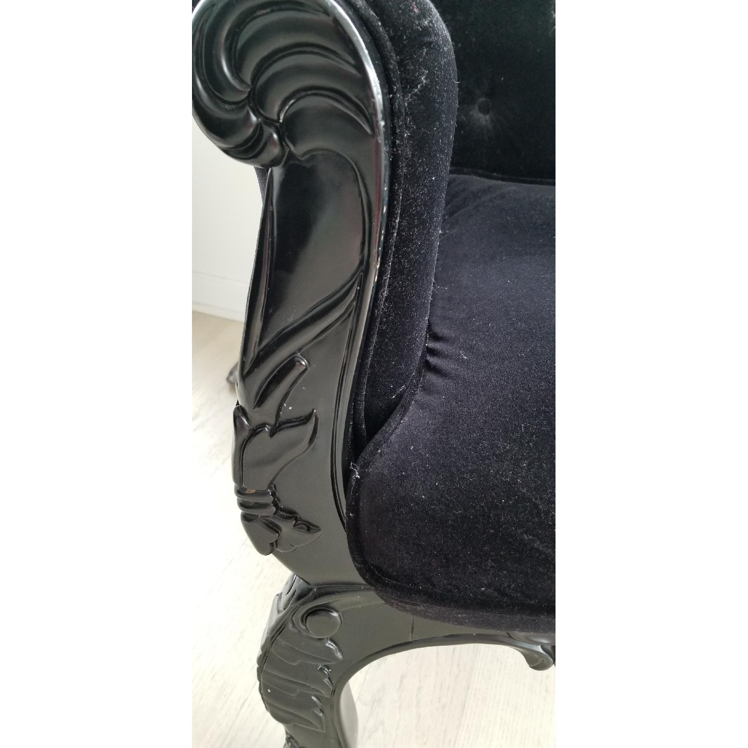 Modani Royal Black Throne Chair - image-4