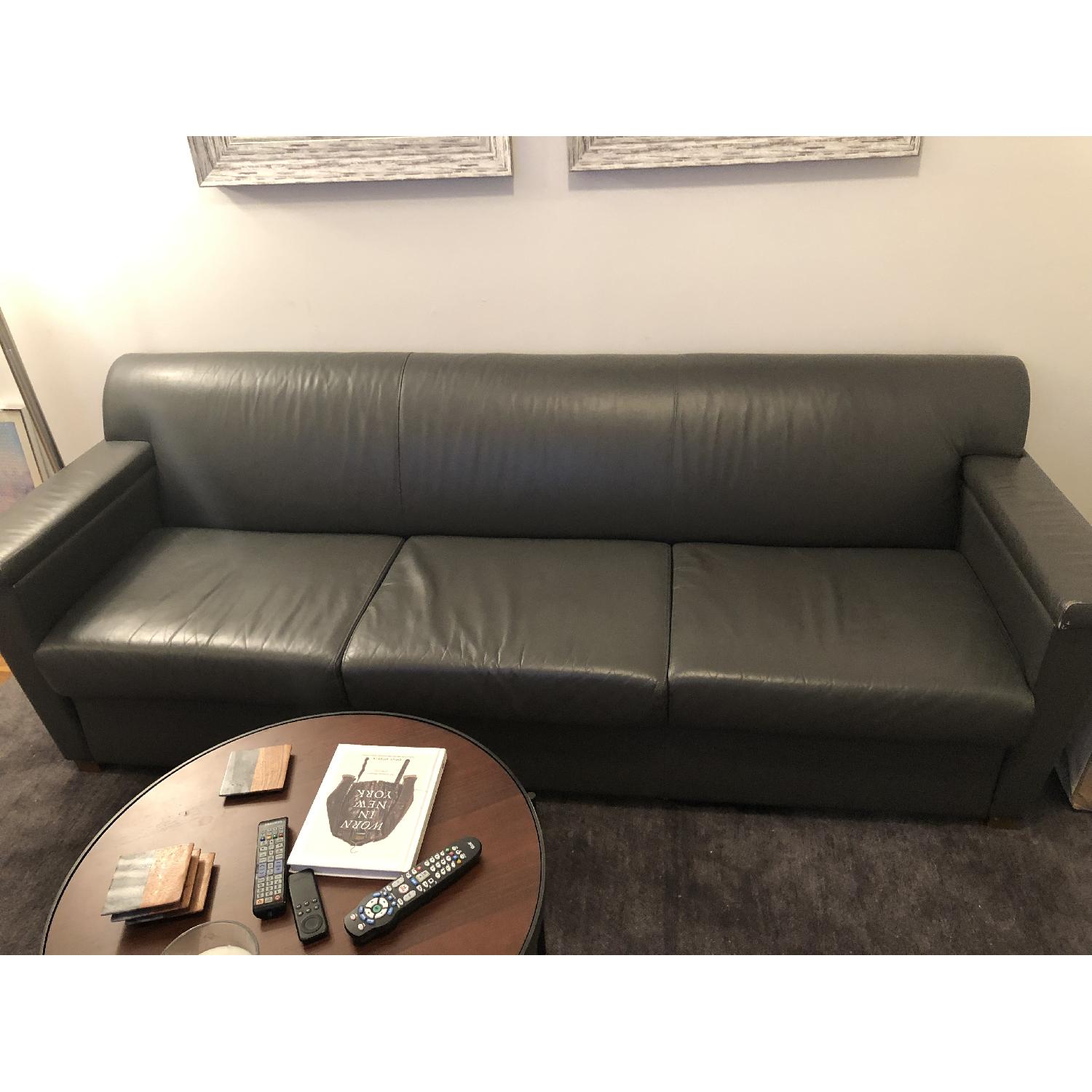 Bernhardt Leather Sofa - image-1