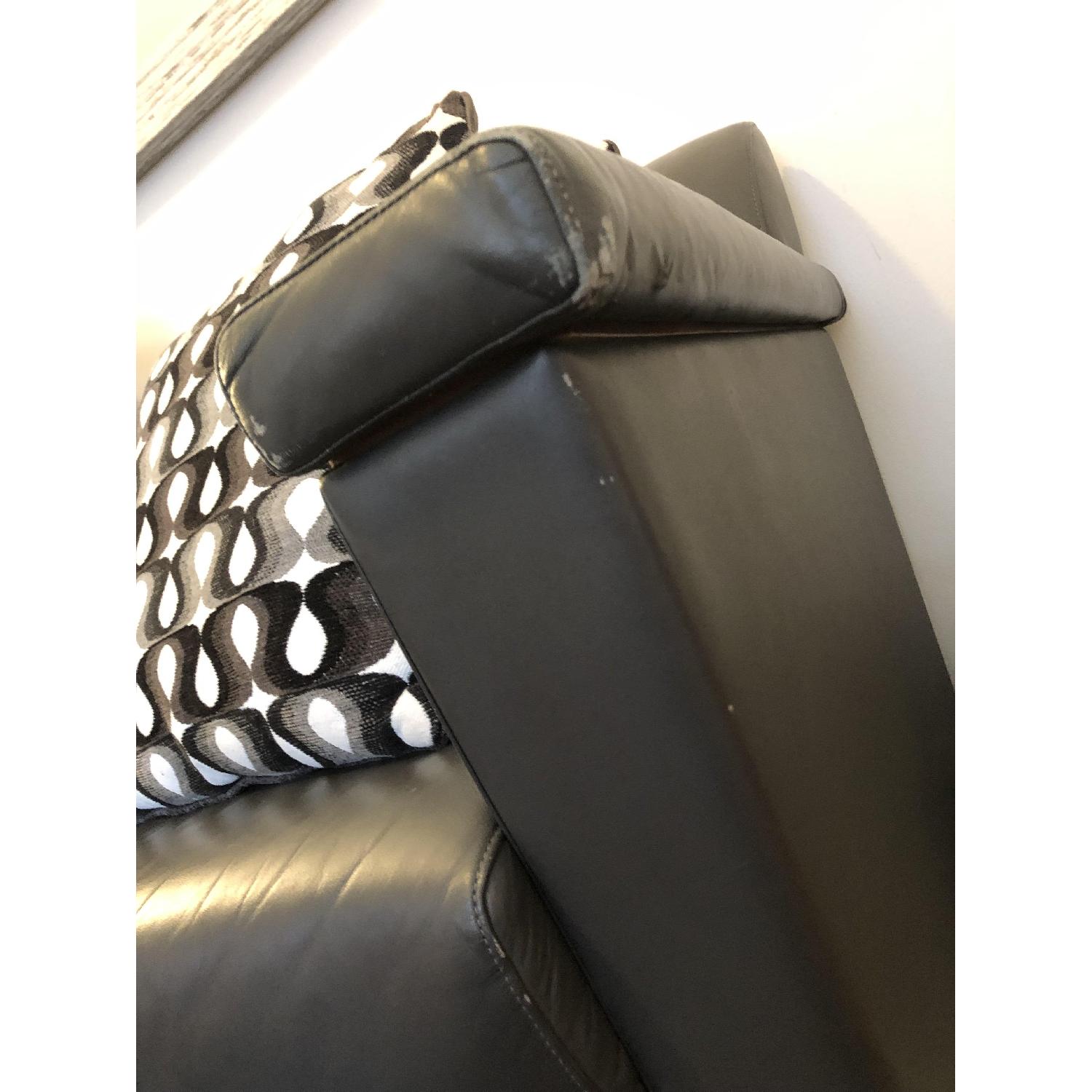 Bernhardt Leather Sofa - image-5