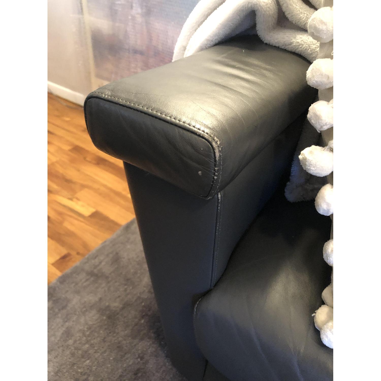 Bernhardt Leather Sofa - image-10