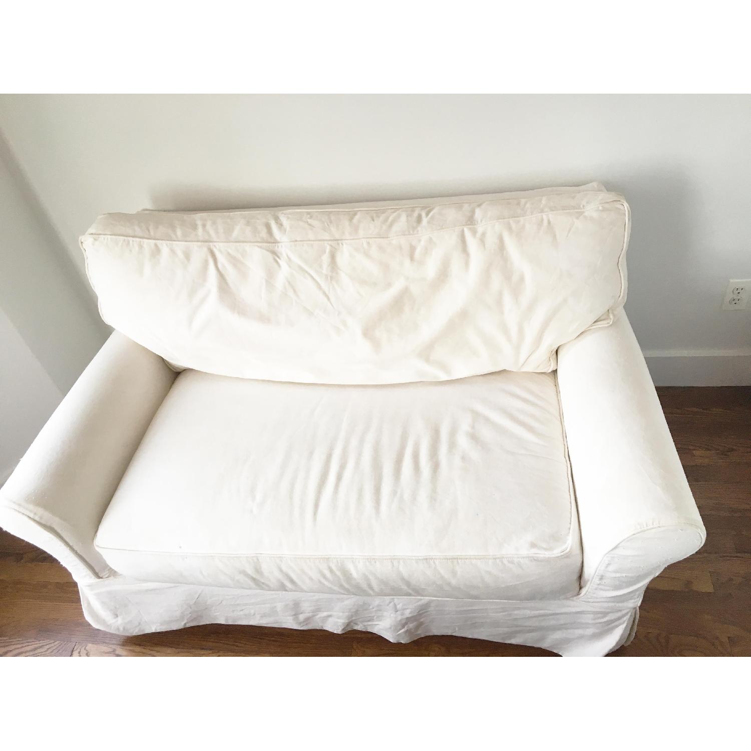Pottery Barn Comfort Roll Arm Loveseat - image-2