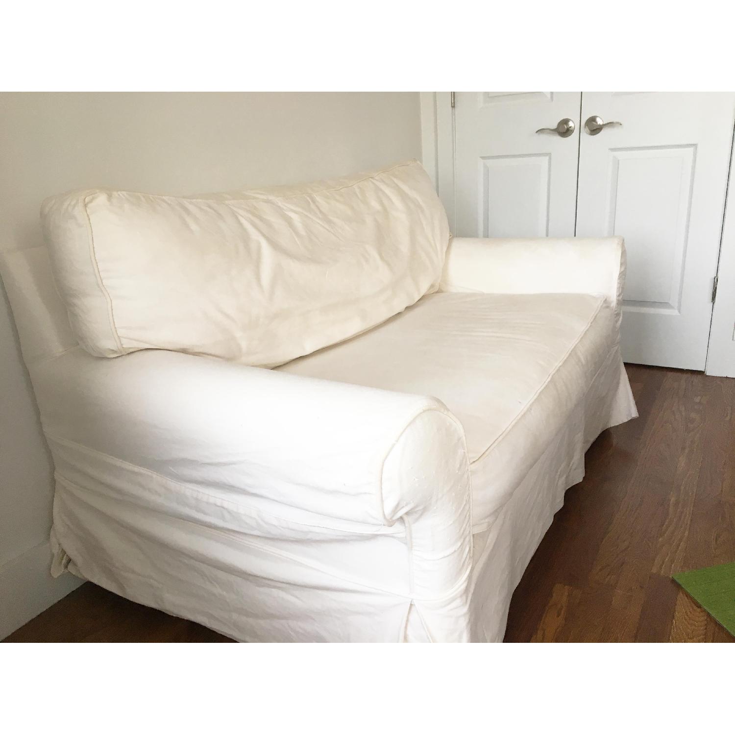Pottery Barn Comfort Roll Arm Loveseat - image-3