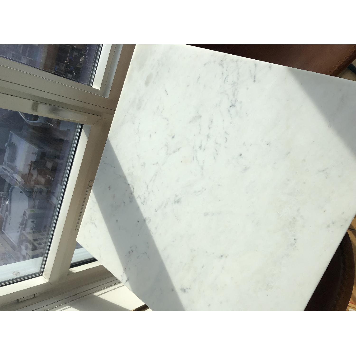 CB2 Marble Counter Height Table - image-2