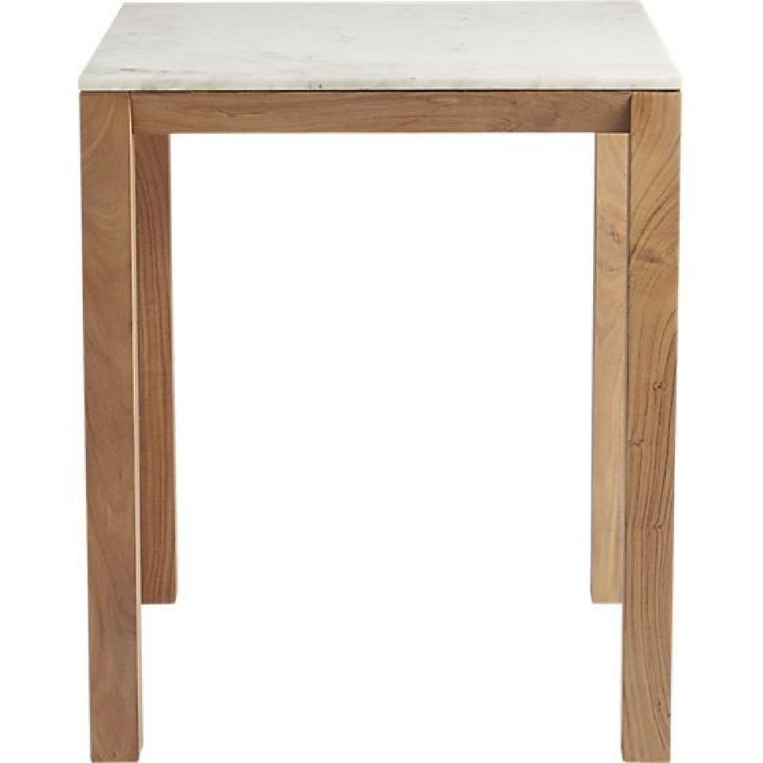 CB2 Marble Counter Height Table - image-0