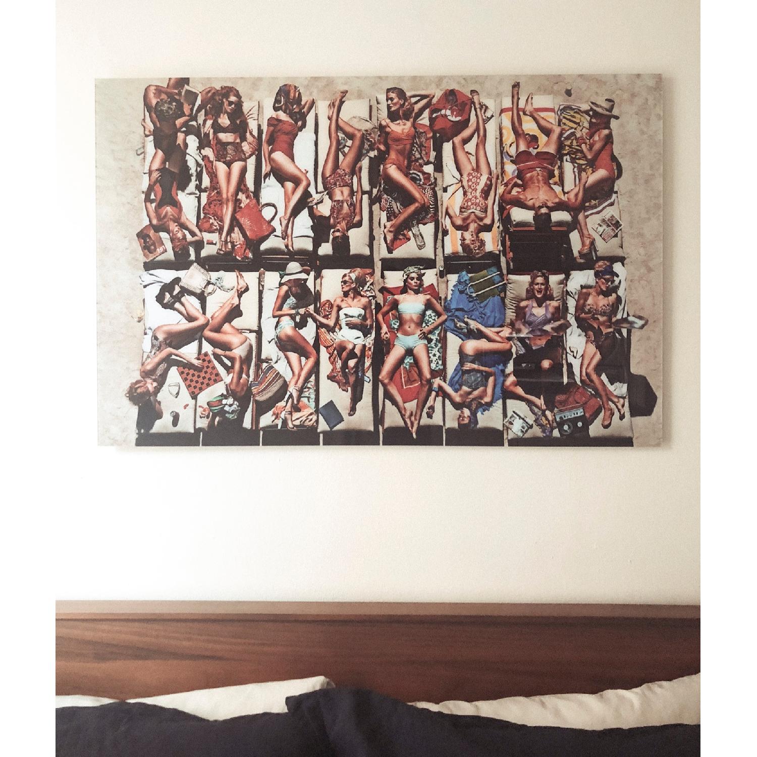 Sebastian Mader Signed Limited Edition Art - Flamingo Kids - image-0