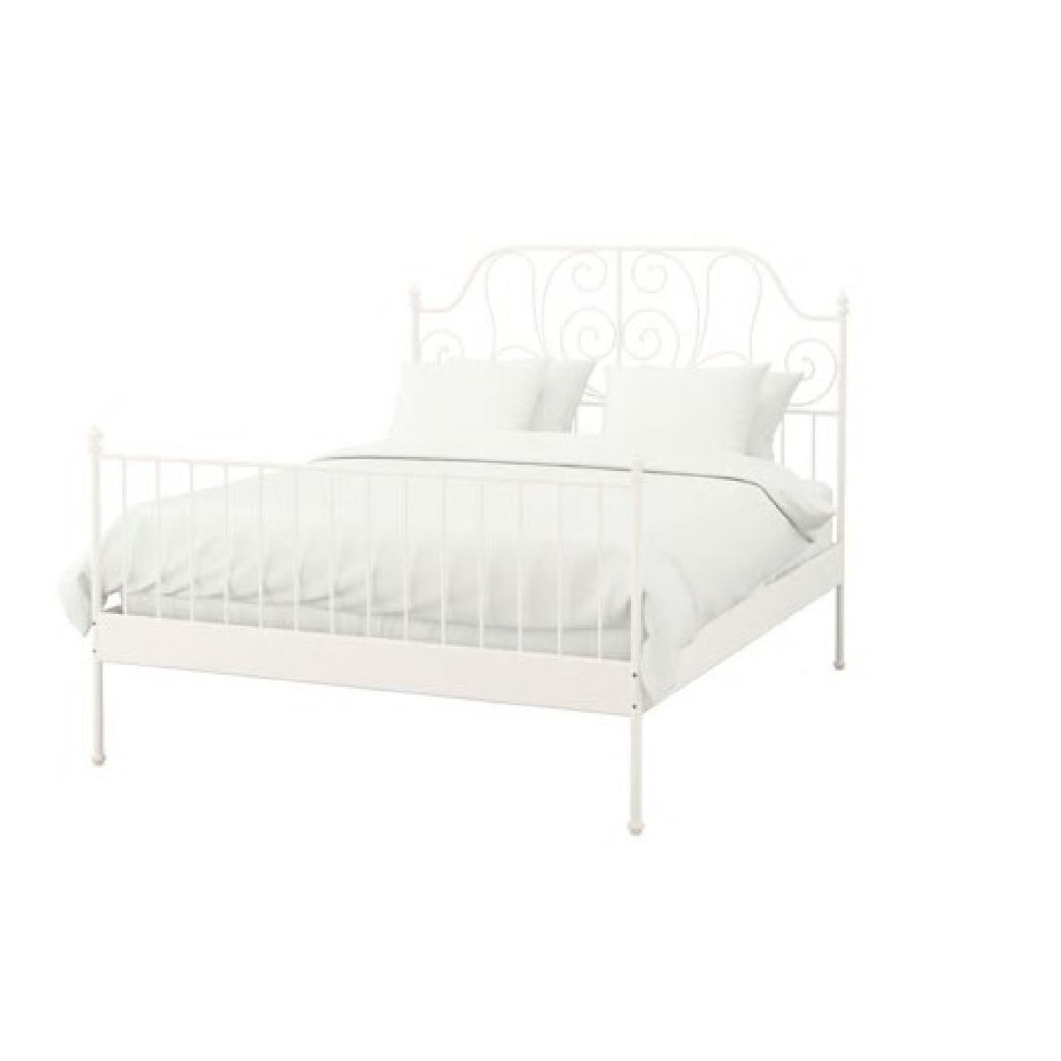 Ikea Leirvik Queen Size Bed Frame AptDeco