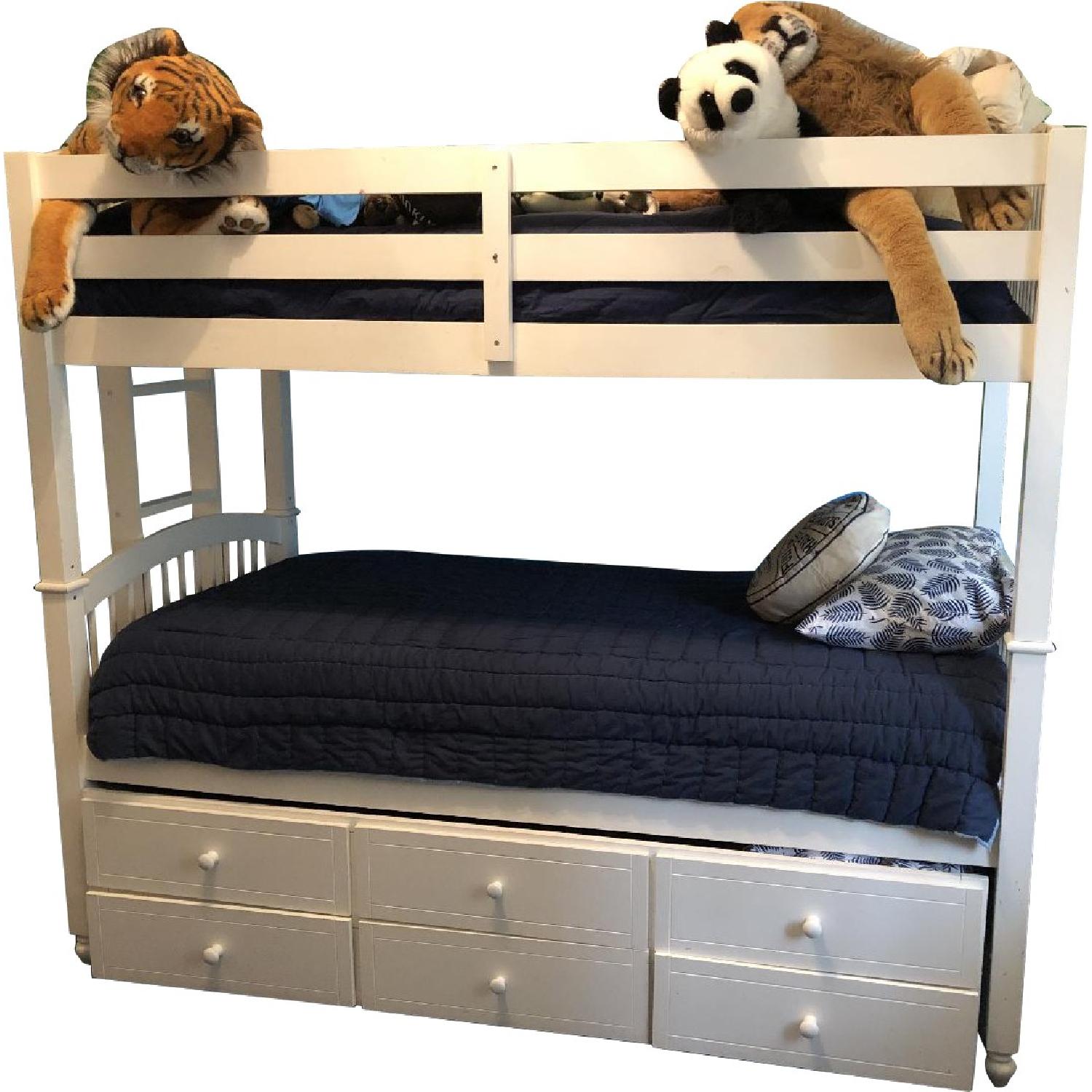 Bunk Bed w/ Trundle & Storage Drawers AptDeco