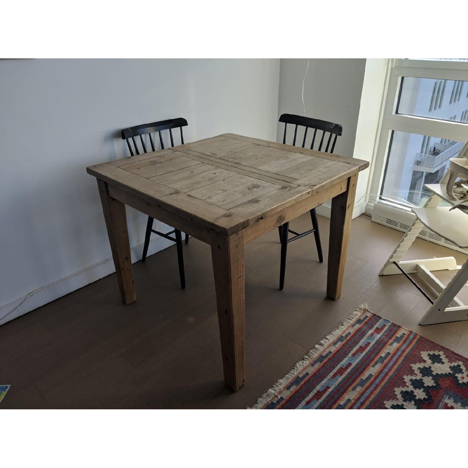 Restoration Hardware Salvaged Wood Extendable Dining Table - AptDeco