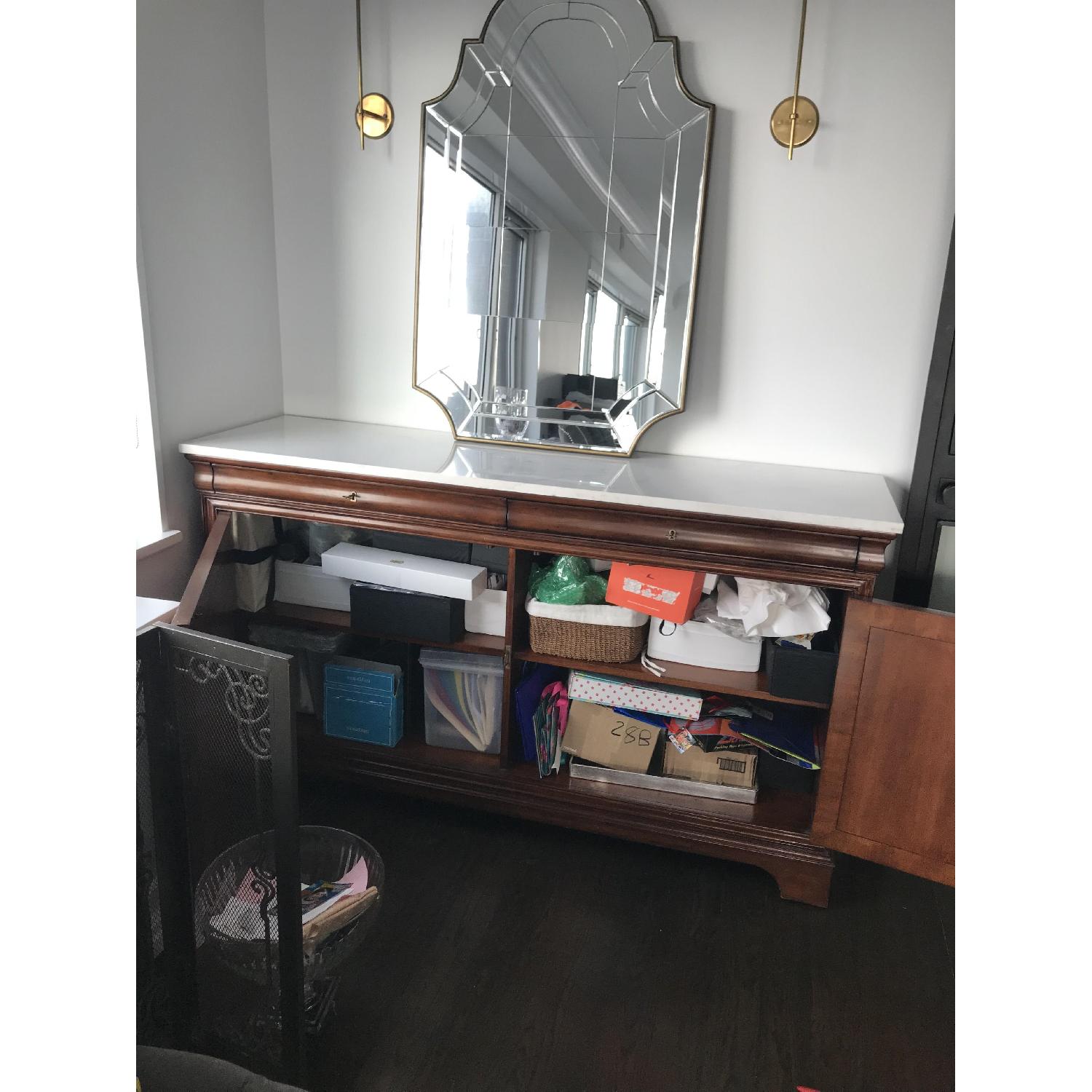 Curate Home Collection Marble Top Credenza - image-5