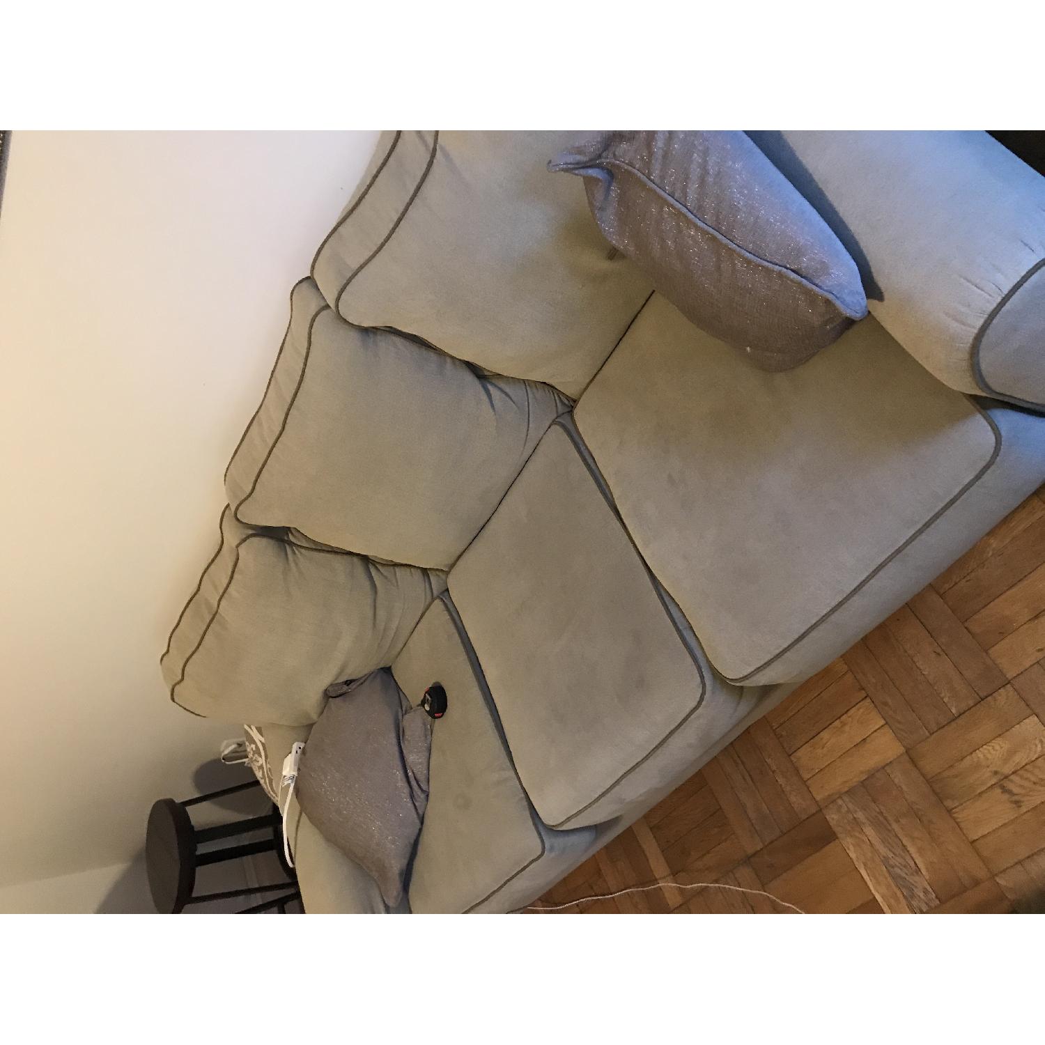 Neutral Beige Fabric Sofa - image-3