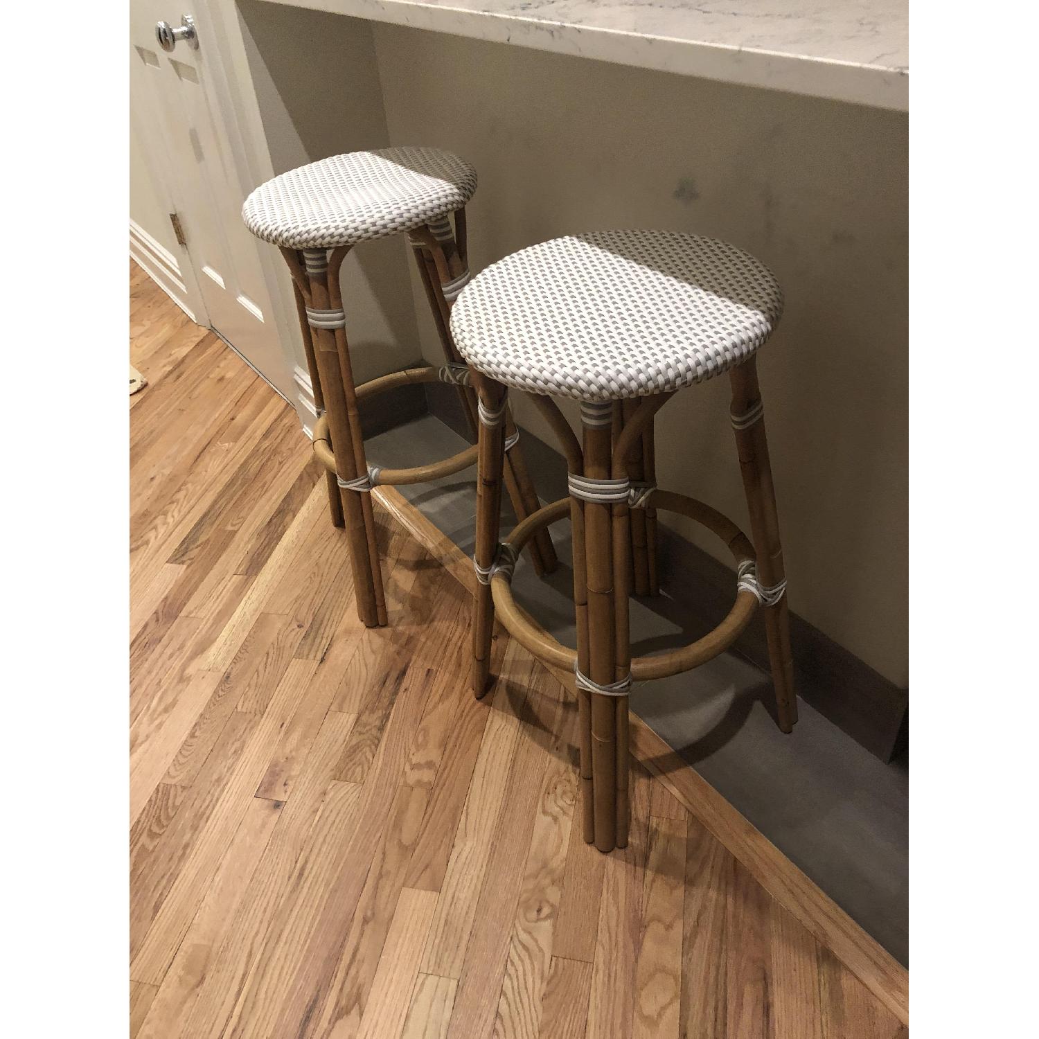 Serena & Lily Riviera Backless Counter Stools - image-1