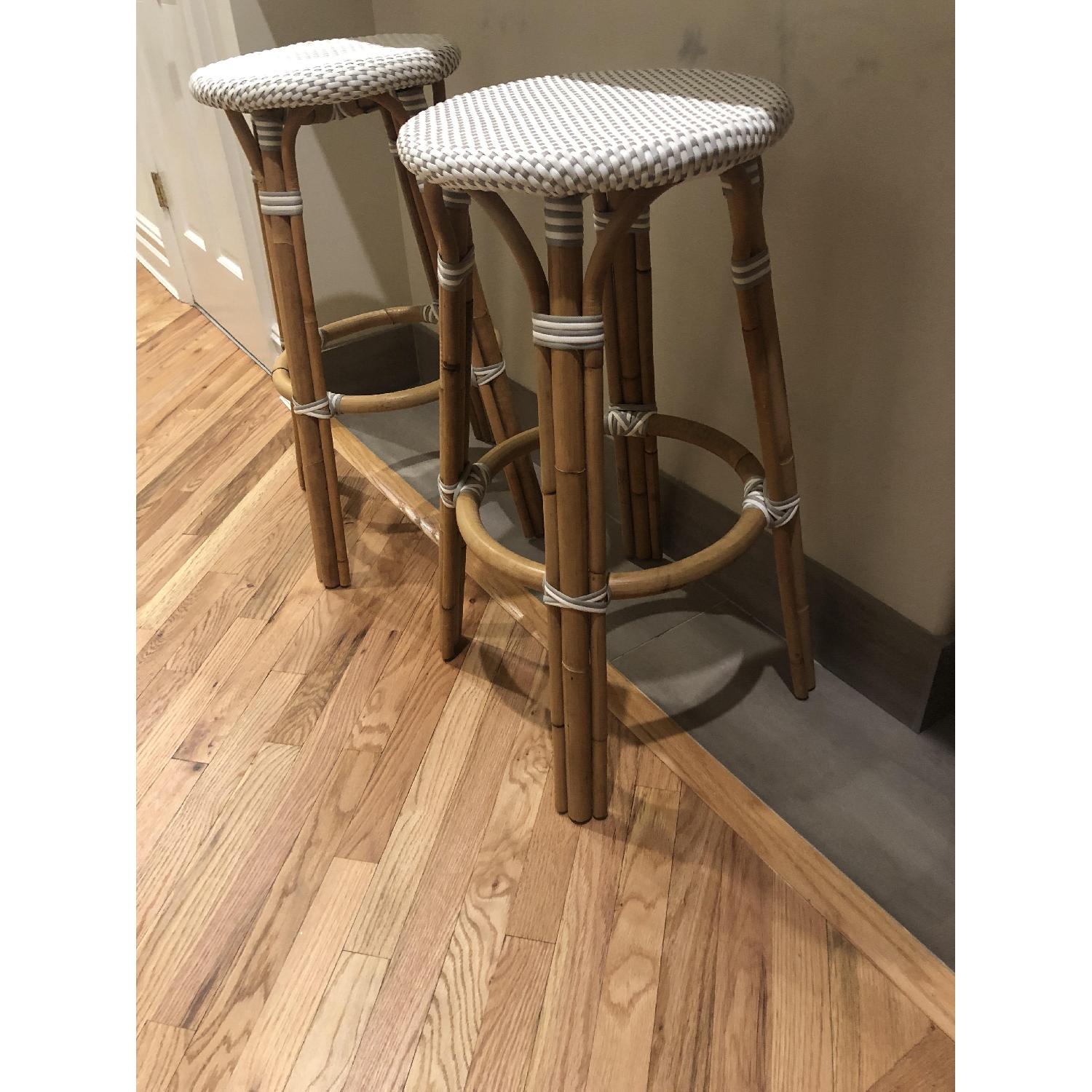 Serena & Lily Riviera Backless Counter Stools - image-2