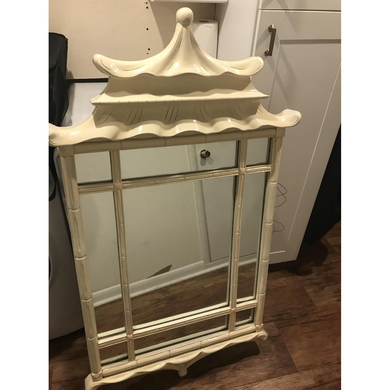 Pagoda Mirror w/ Lacquer Finish - image-1