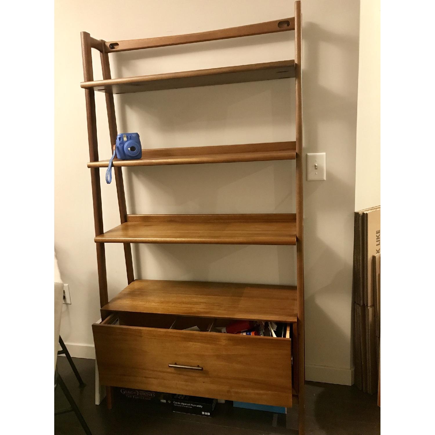 West Elm Mid Century Bookshelf - image-1