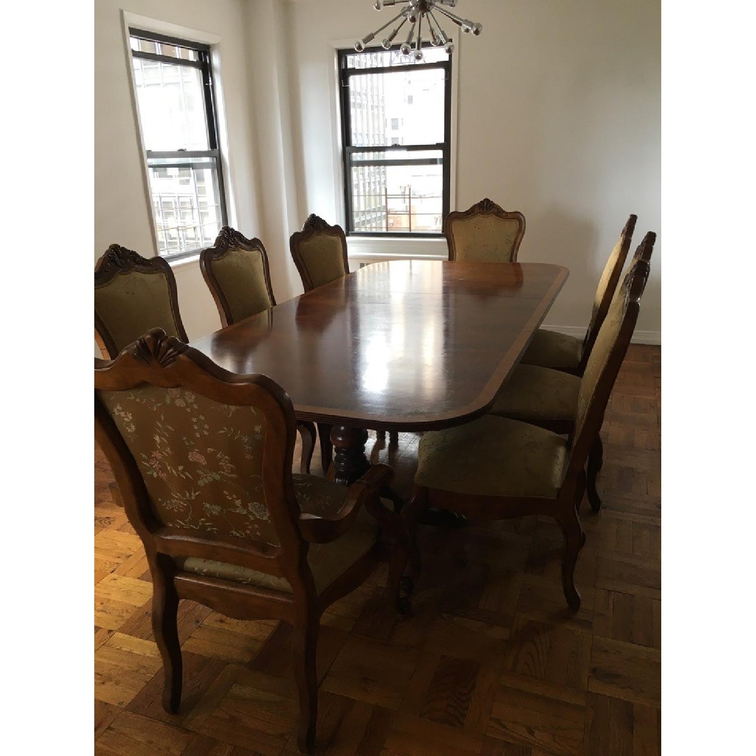 Ethan Allen Mahogany Dining Table - image-2