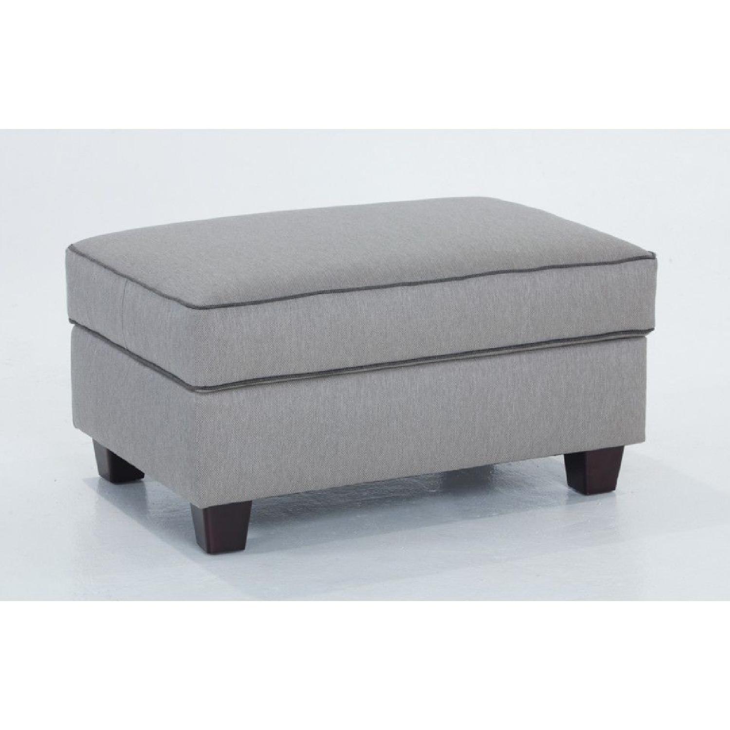 Bob's Ashton Sleeper Sectional w/ Storage Ottoman + Armchair - image-5