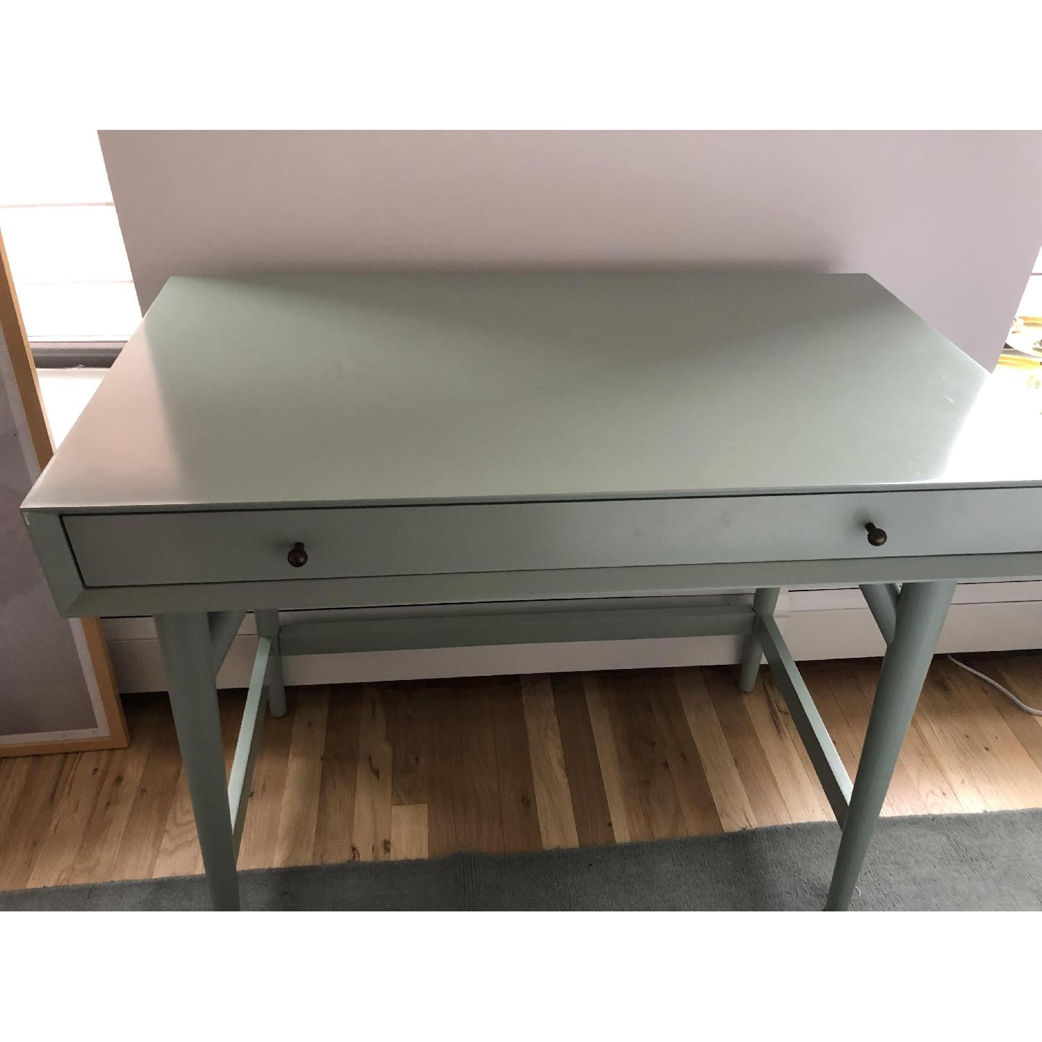 West Elm Mid Century Mini Desk in Oregano - image-2