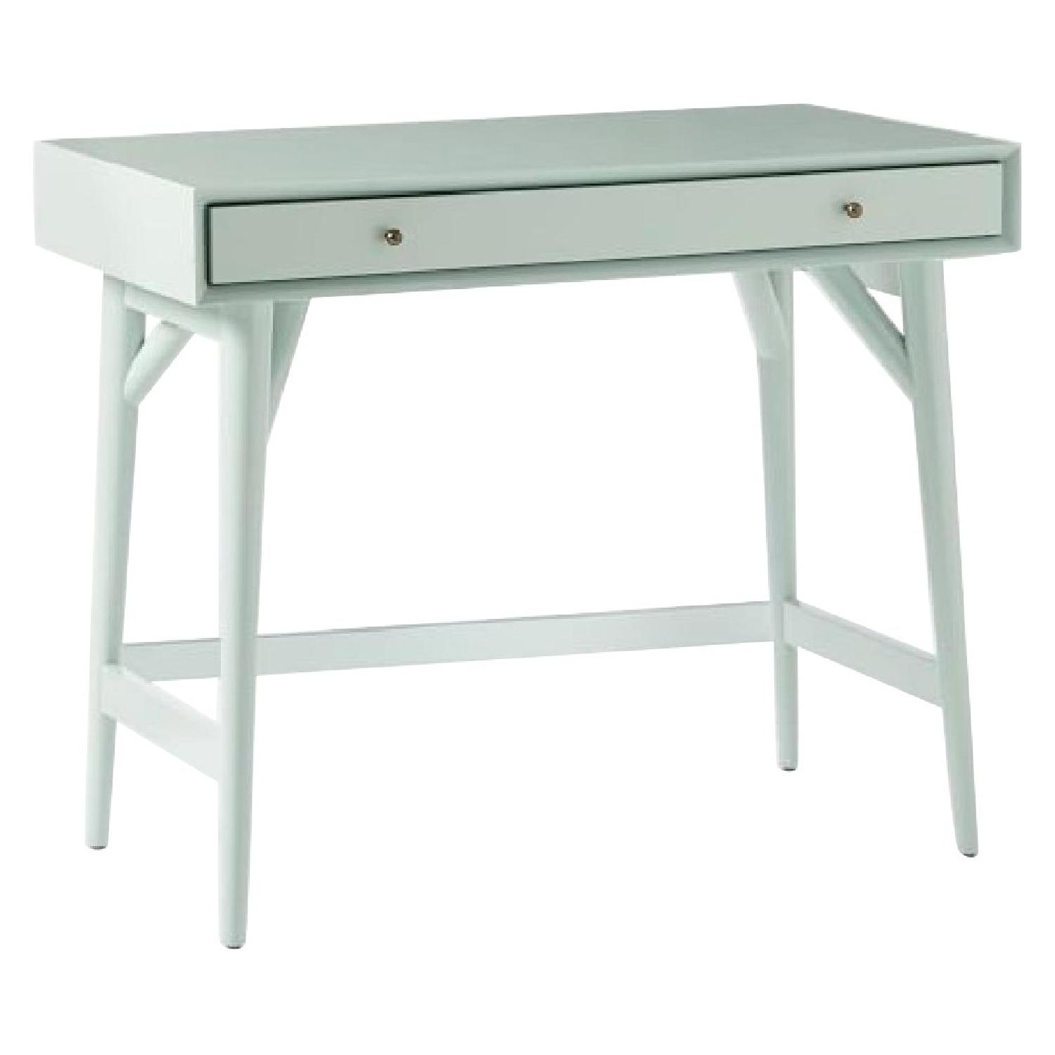 West Elm Mid Century Mini Desk in Oregano - image-0